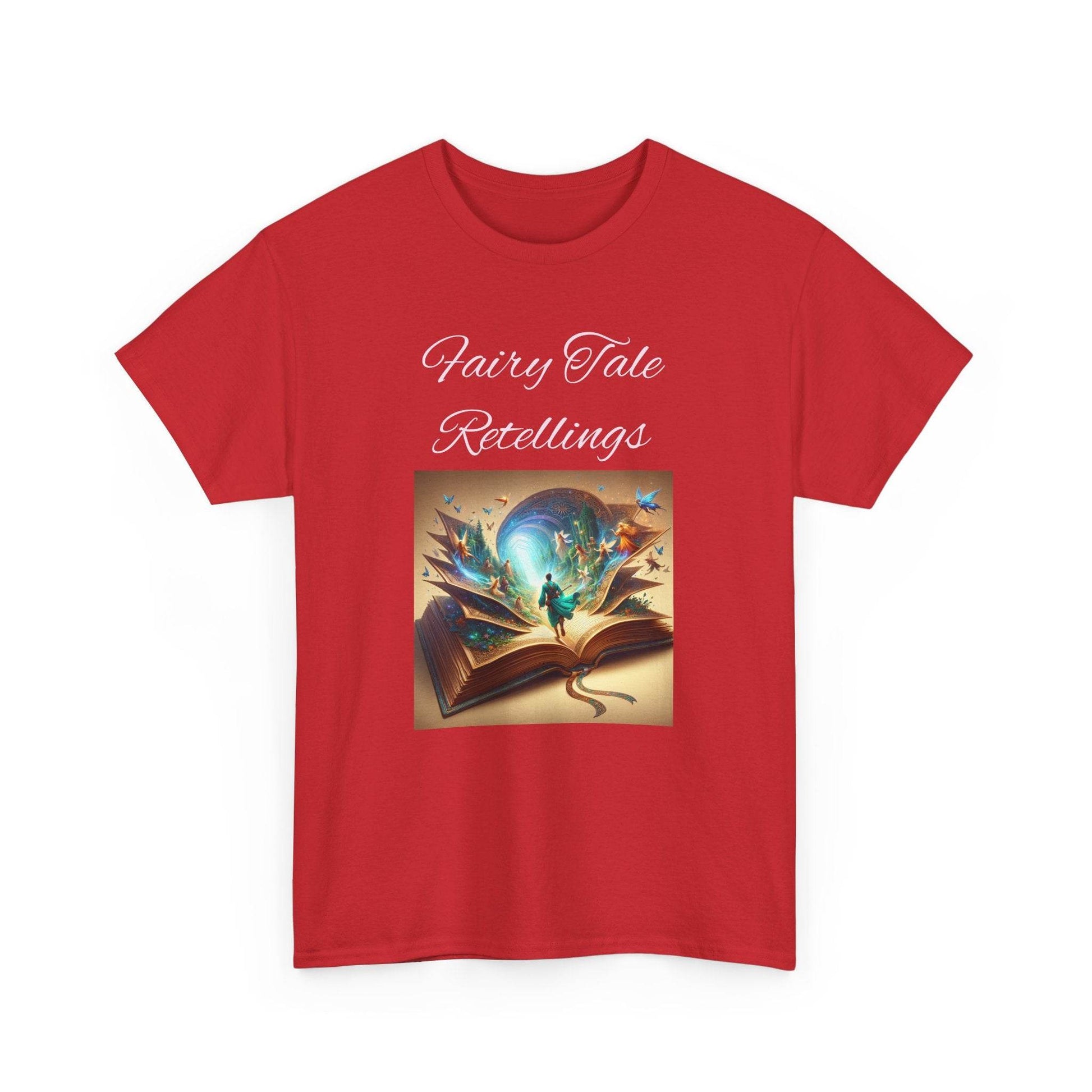 Fiction - Graphic Tee - Unisex Heavy Cotton T-Shirt - Fairy Tale Retellings - The Dreamer's Bookshop.
