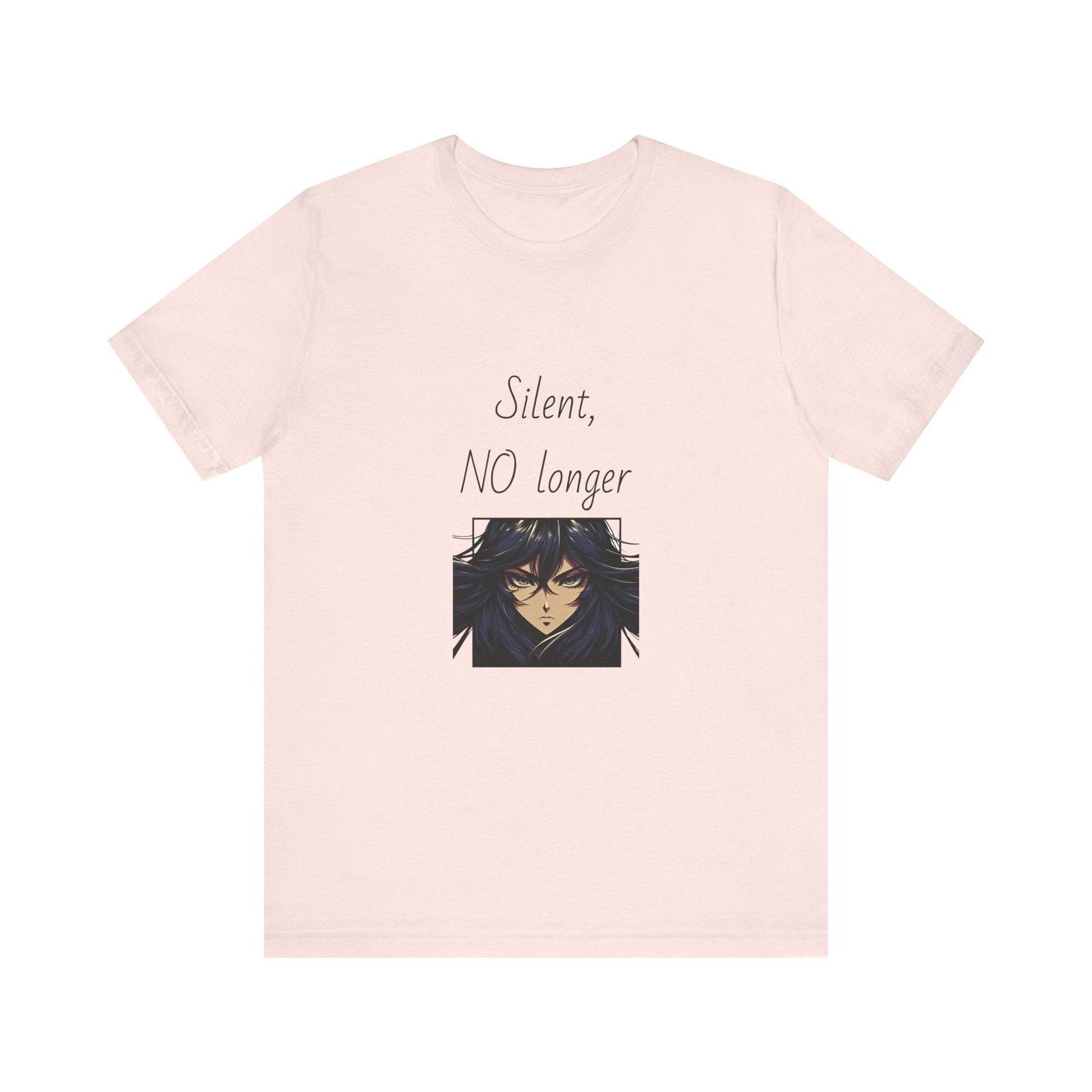 Fierce Survivor Unisex Short Sleeve Tee - Silent, NO longer - The Dreamer's Bookshop.