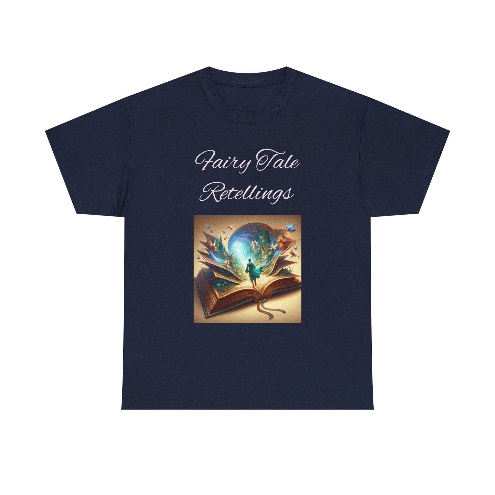 Fiction - Unisex Heavy Cotton Tee - Fairy Tale Retellings - The Dreamer's Bookshop.