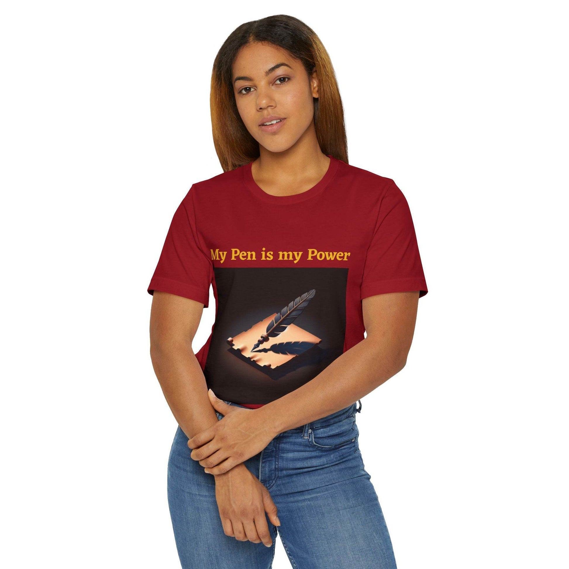 Unisex Jersey T-Shirt - My Pen Vibe - The Dreamer's Bookshop.