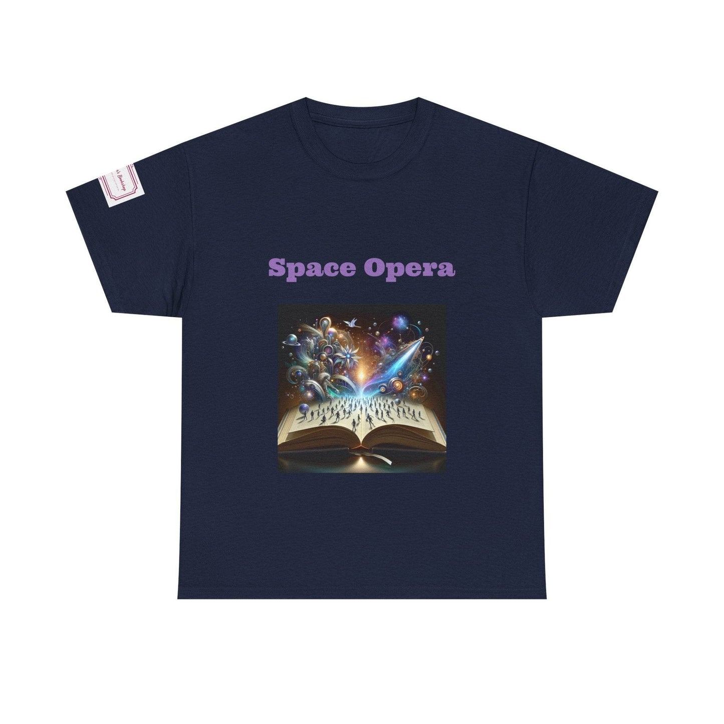 Space Opera - Graphic Unisex Heavy Cotton Tee - Sci-Fi Books - The Dreamer's Bookshop.