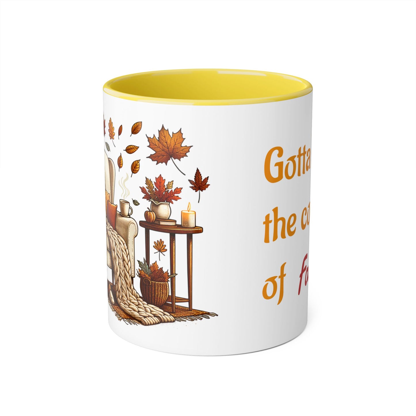 The Cosiness of Fall - 11oz Cup for Booklovers
