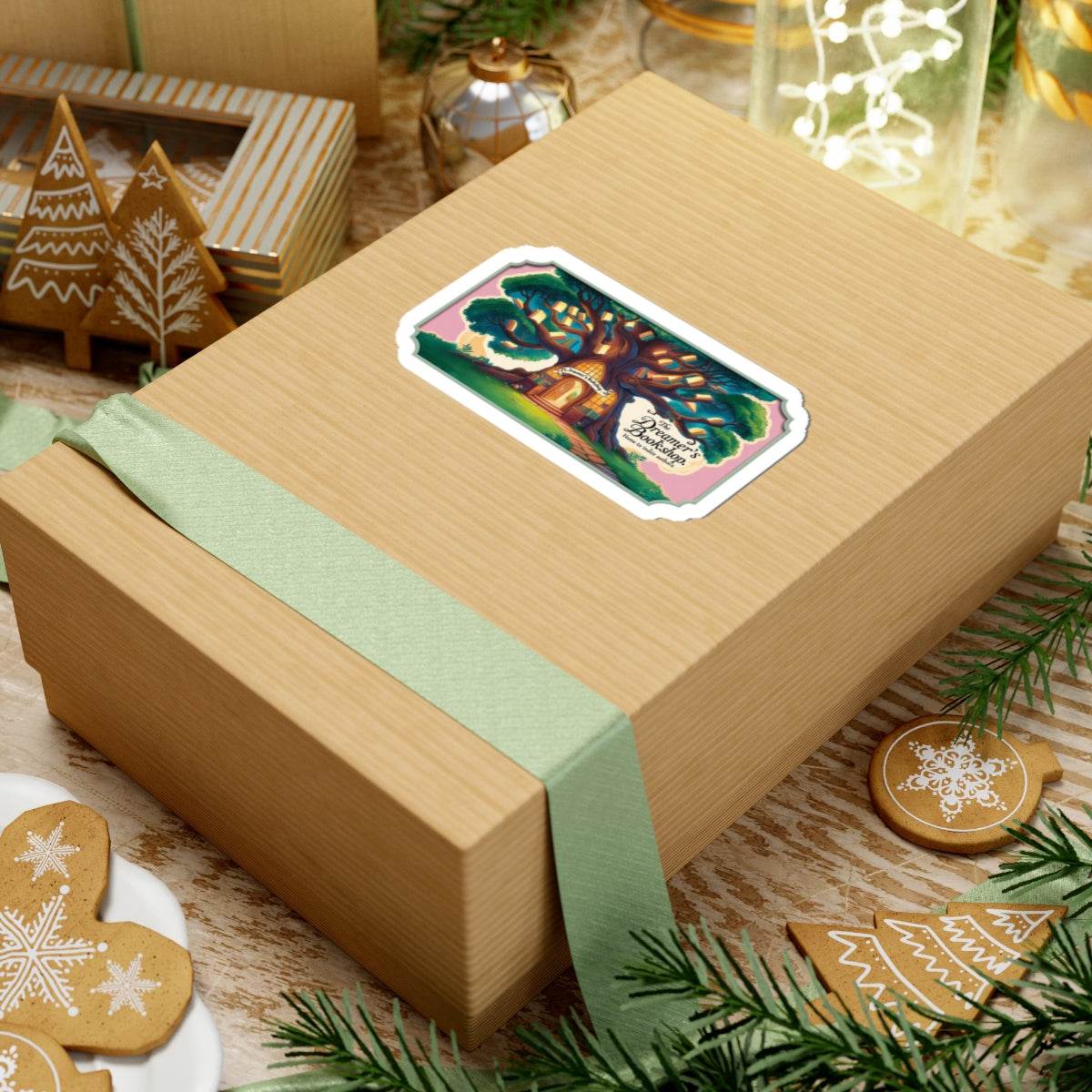 Home to Indie Authors Kiss-Cut Stickers | Book Lover Gift | Literary Decor - The Dreamer's Bookshop.
