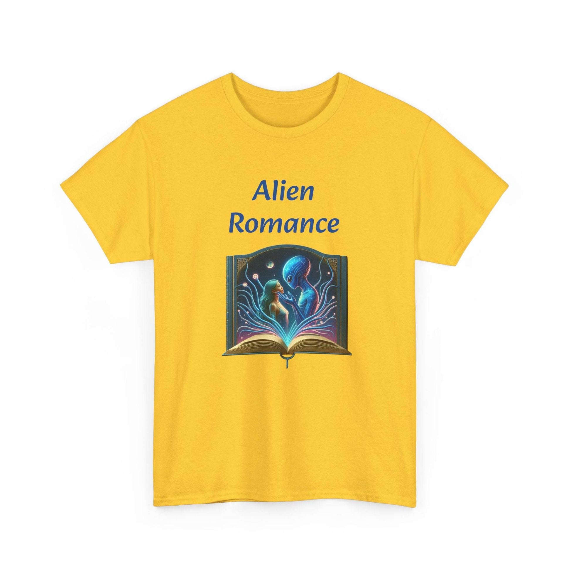 Sci-Fi - Graphic Tee - Unisex Heavy Cotton T-Shirt Alien Romance Books - The Dreamer's Bookshop.
