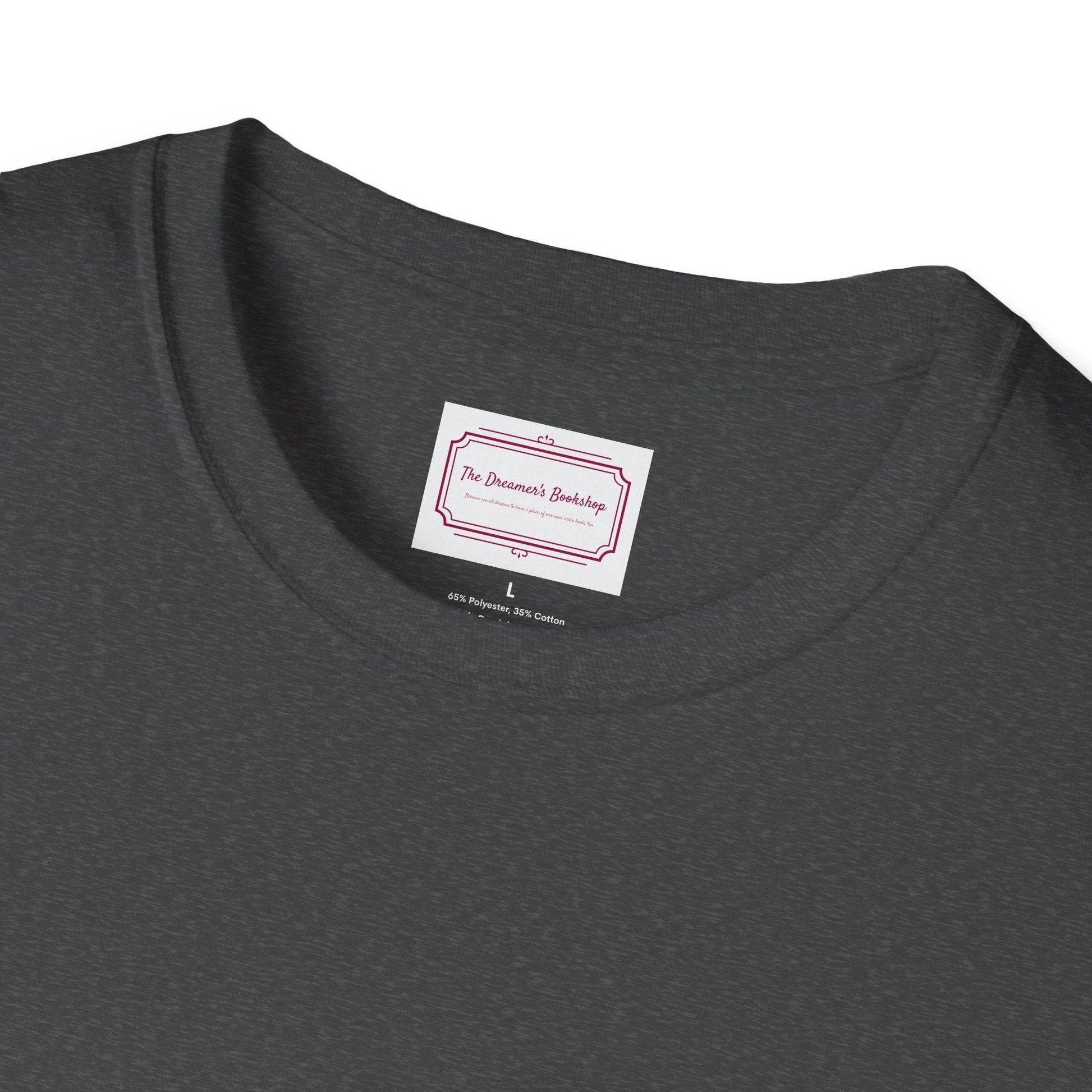 Inspirational Unisex Softstyle T-Shirt - Only those who never dare - The Dreamer's Bookshop.
