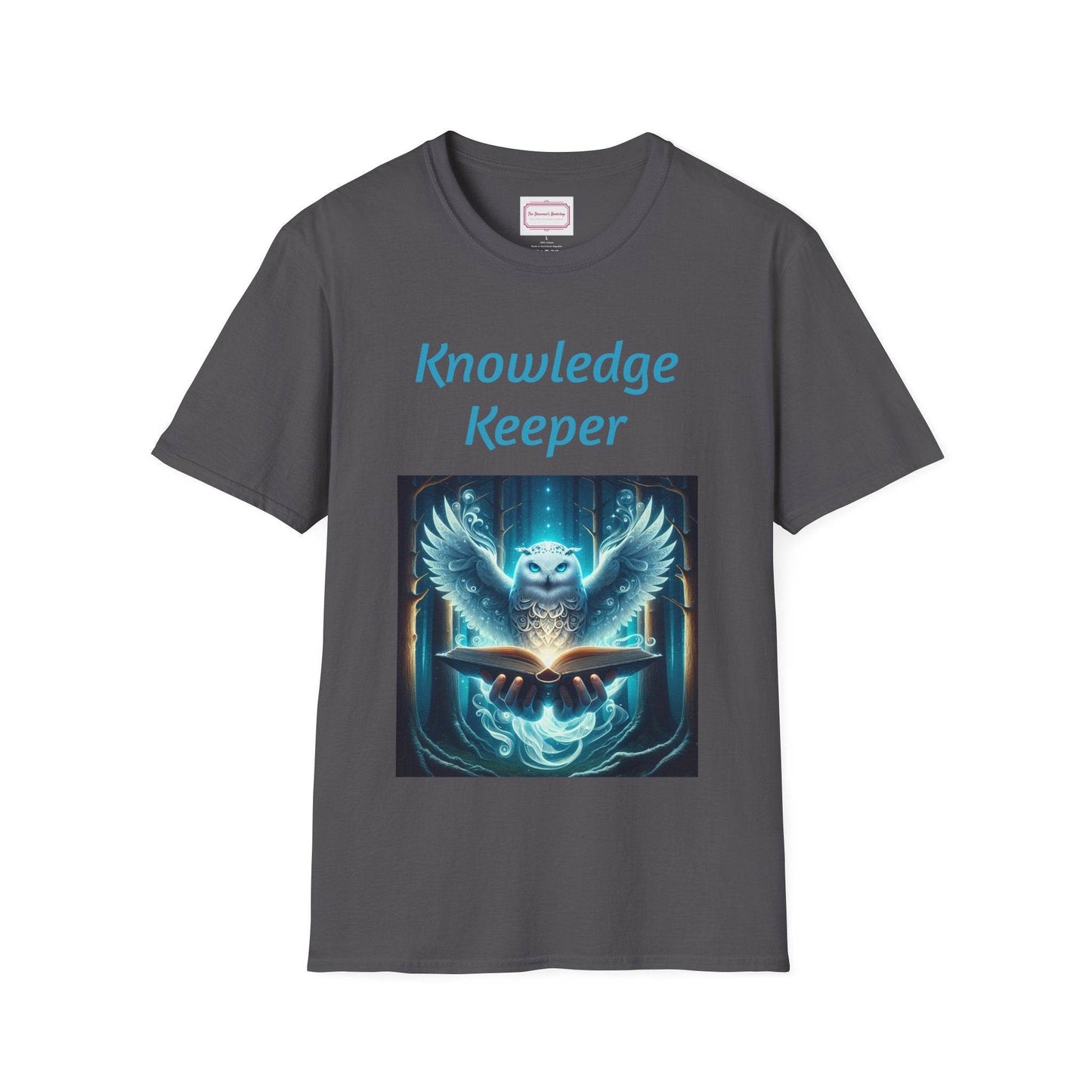 Knowledge Keeper Owl T-Shirt for Book Lovers - Proud Reader - The Dreamer's Bookshop.