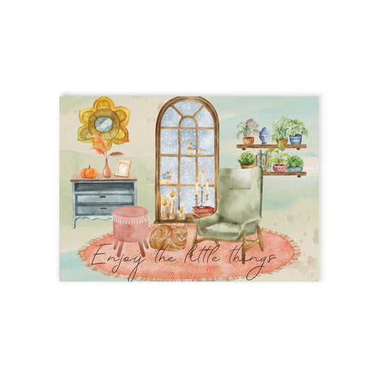 The Dreamer's Bookshop "Evening" Enjoy the Little Things Card - The Dreamer's Bookshop.