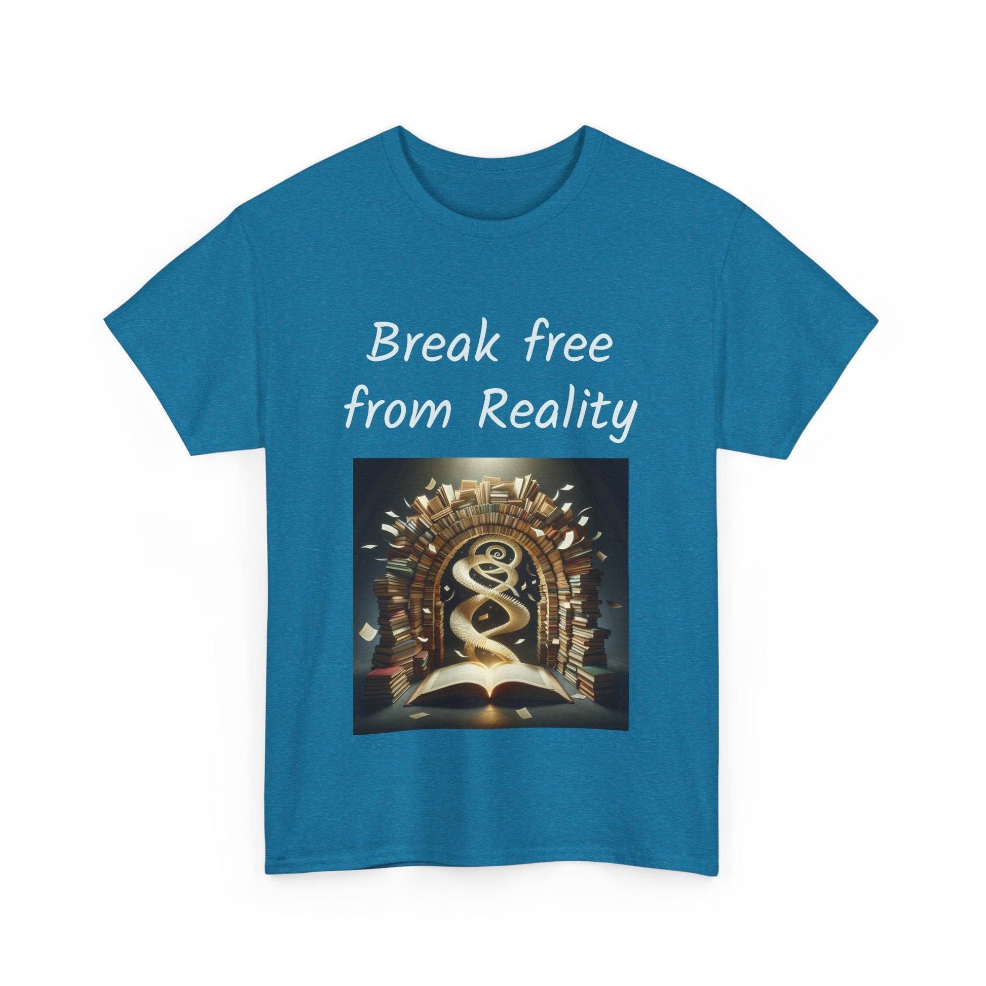 Break Free - Unisex Heavy Cotton Tee - Book Lovers - The Dreamer's Bookshop.