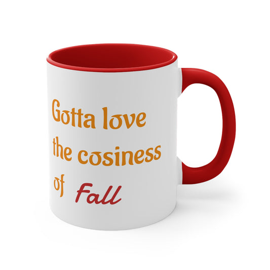 The Cosiness of Fall - Mug - 11oz Booklovers' Coffee