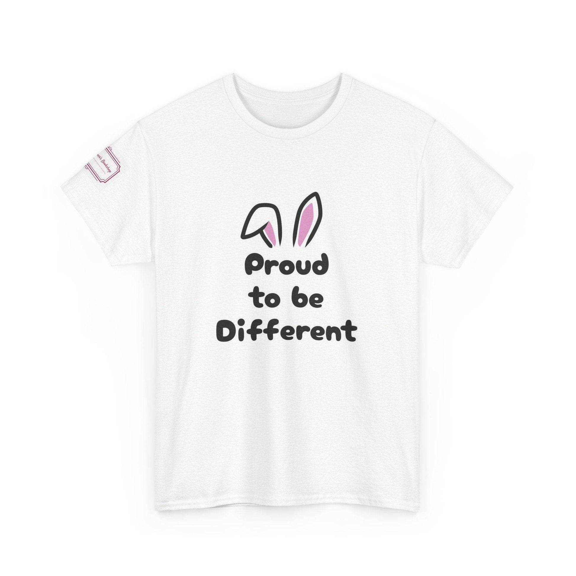 Proud to Be Different Unisex Heavy Cotton Tee – Celebrate Uniqueness - The Dreamer's Bookshop.