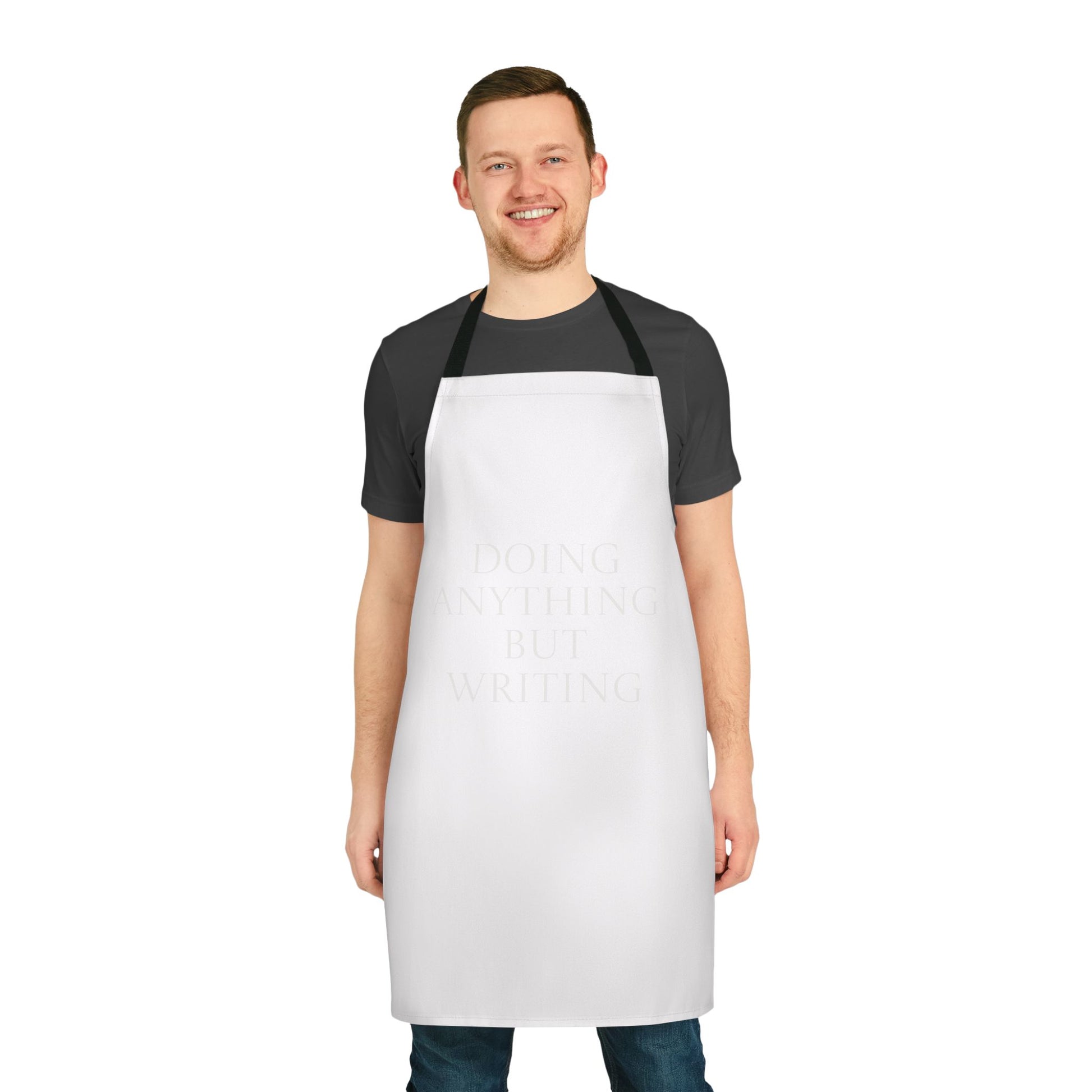 Fun Writing Apron with 5-Color Straps | "Doing Anything But Writing" - The Dreamer's Bookshop.