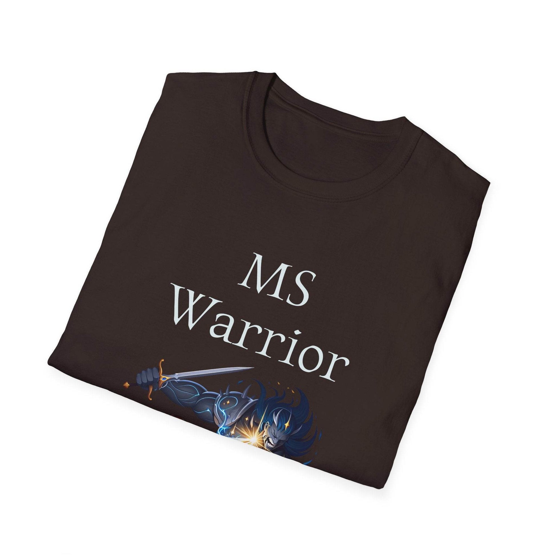 M.S. Warrior Unisex Softstyle T-Shirt - Empowering Battle for Women's Health - The Dreamer's Bookshop.