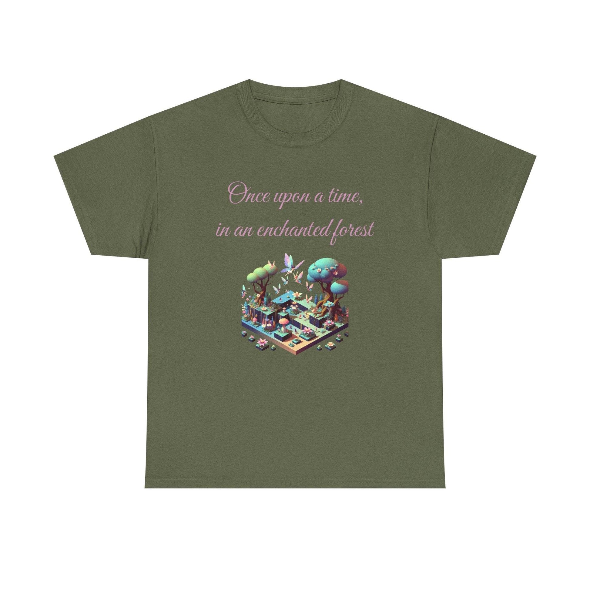 Enchanted Forest - A Unisex Heavy Cotton Tee - Perfect Gift for Book Lovers - The Dreamer's Bookshop.