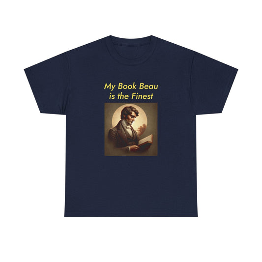 My Book Beau Unisex Cotton Tee - Perfect Gift for Book Lovers - The Dreamer's Bookshop.