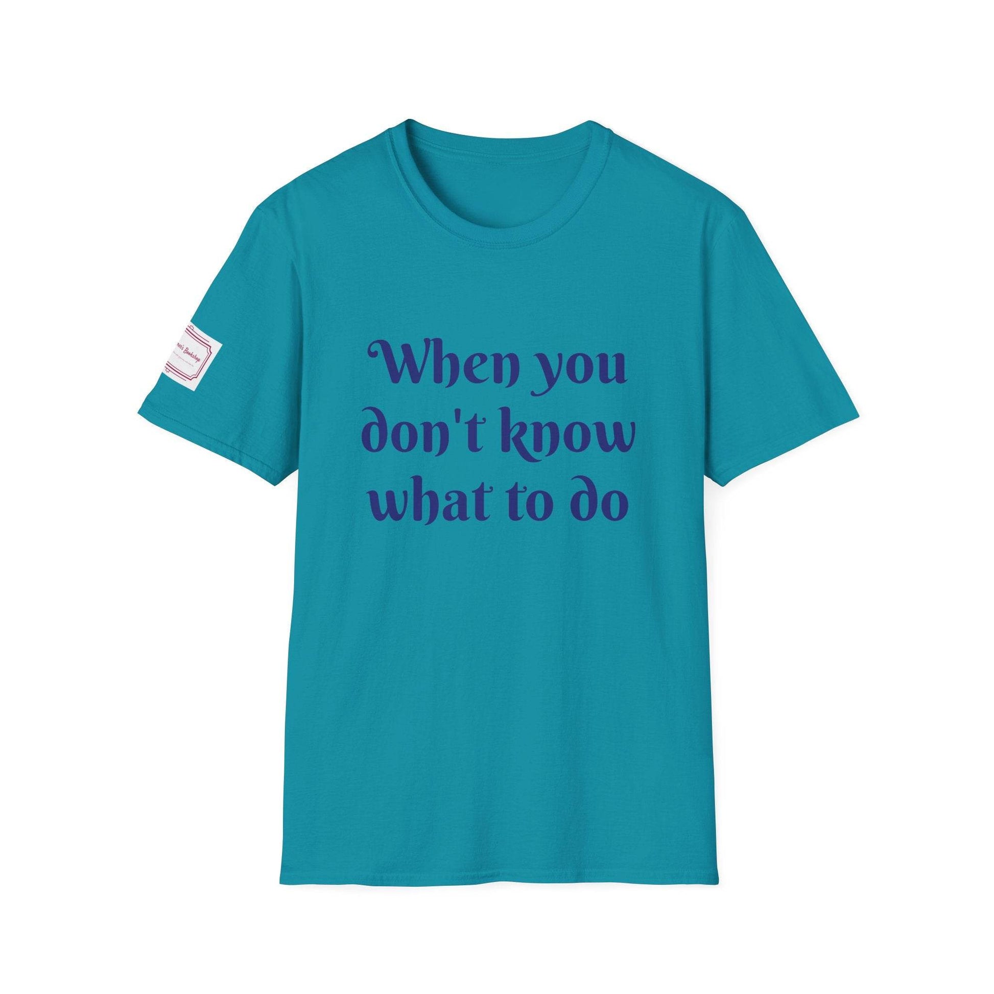 Inspirational Unisex Softstyle T-Shirt - 'Just Breathe' Motivational Design - The Dreamer's Bookshop.