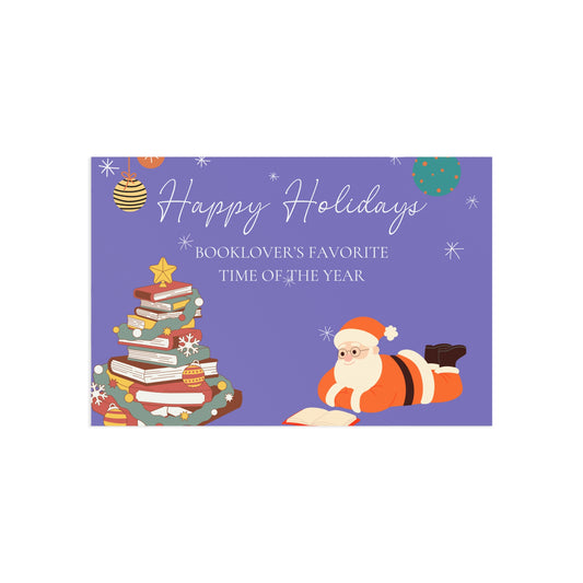 The Dreamer's Bookshop "Booklover's XMas" Cute Christmas Cards