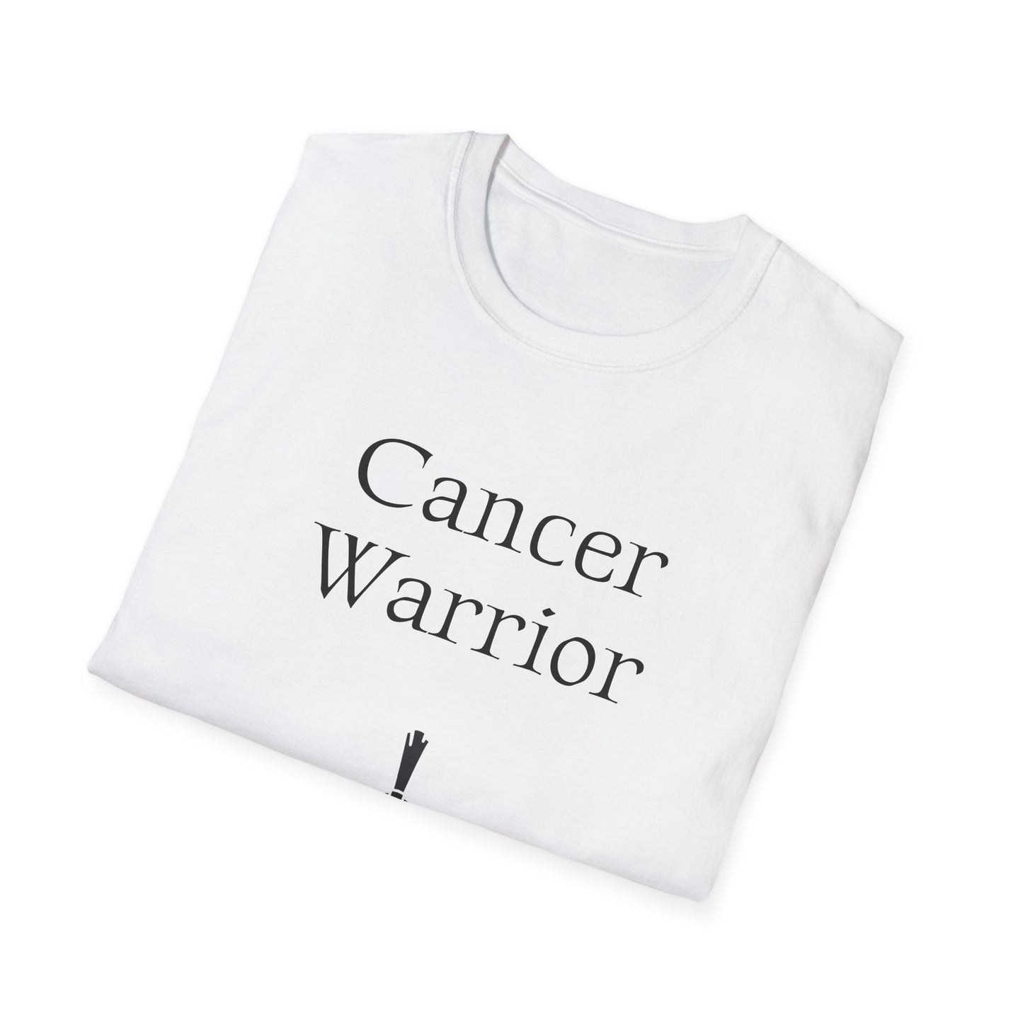 Cancer Warrior Unisex Softstyle T-Shirt - Empowering Battle for Women's Health