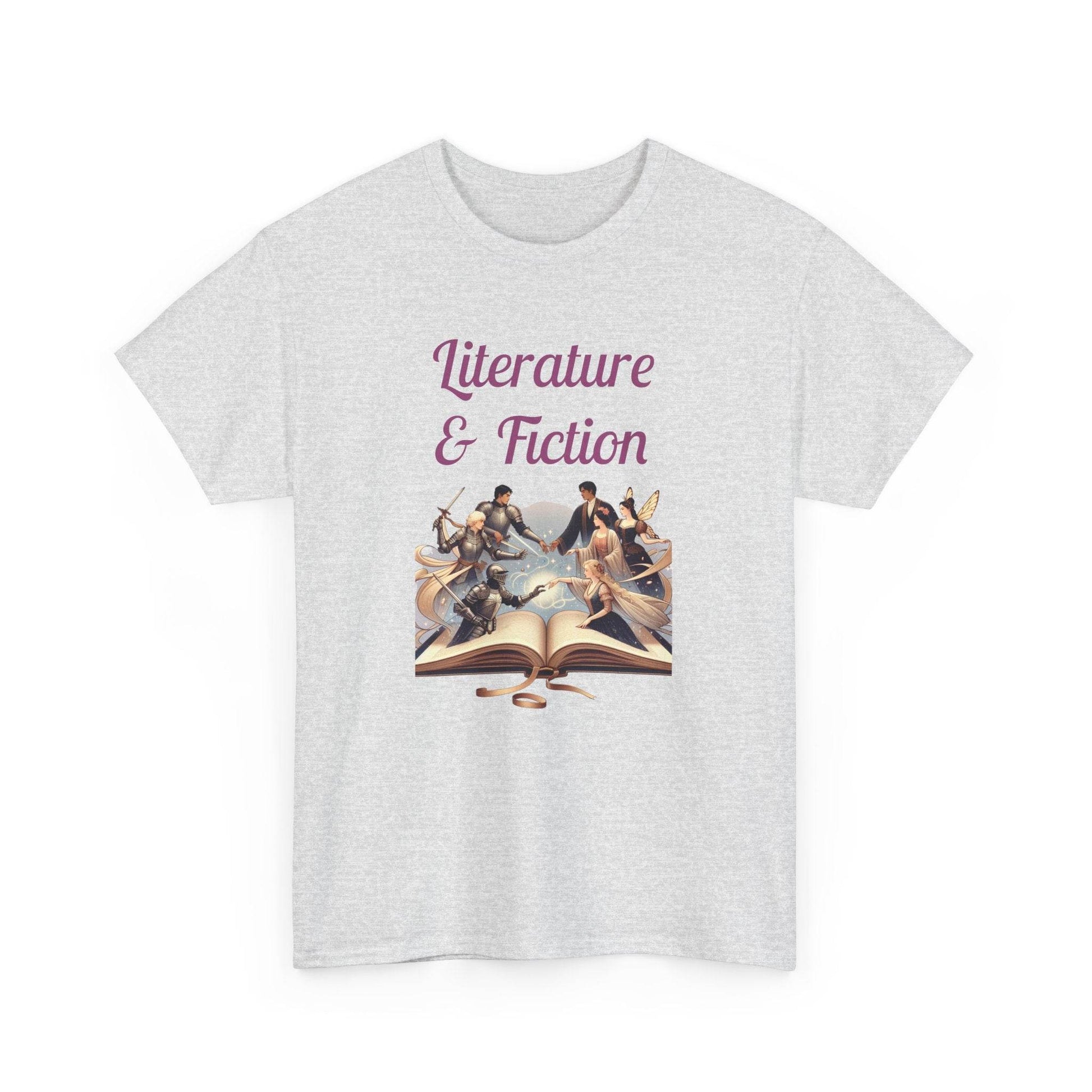 Fiction - Graphic Tee - Unisex Heavy Cotton T-Shirt Literature Books - The Dreamer's Bookshop.