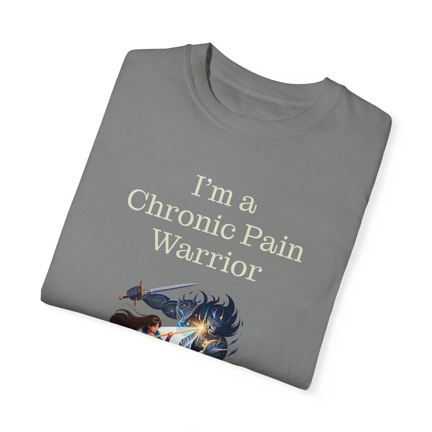 Chronic Pain Warrior Unisex T-Shirt - Empowering Tee for Healthcare Awareness - The Dreamer's Bookshop.