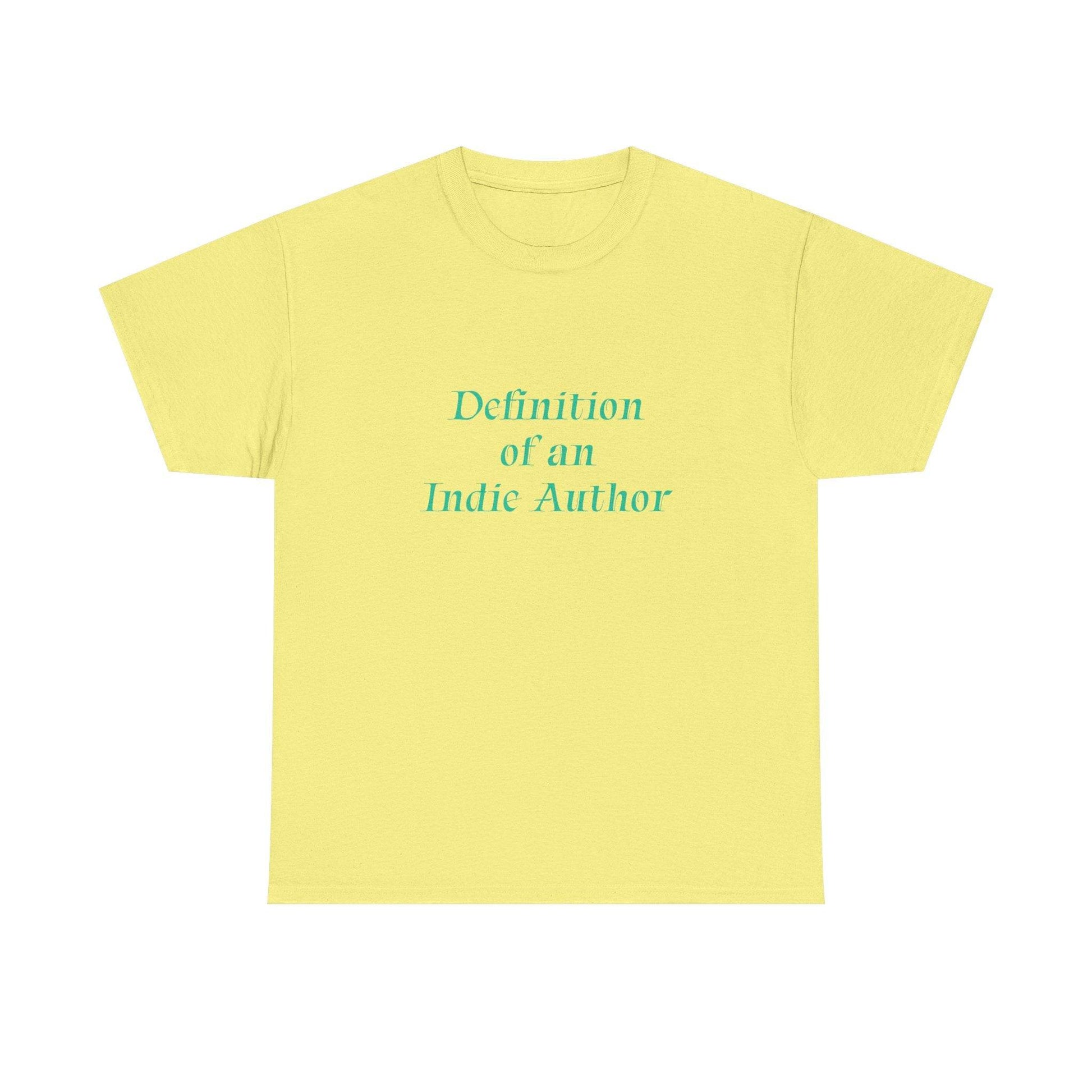 Indie Author - Unisex Heavy Cotton Tee - Creative Apparel - The Dreamer's Bookshop.