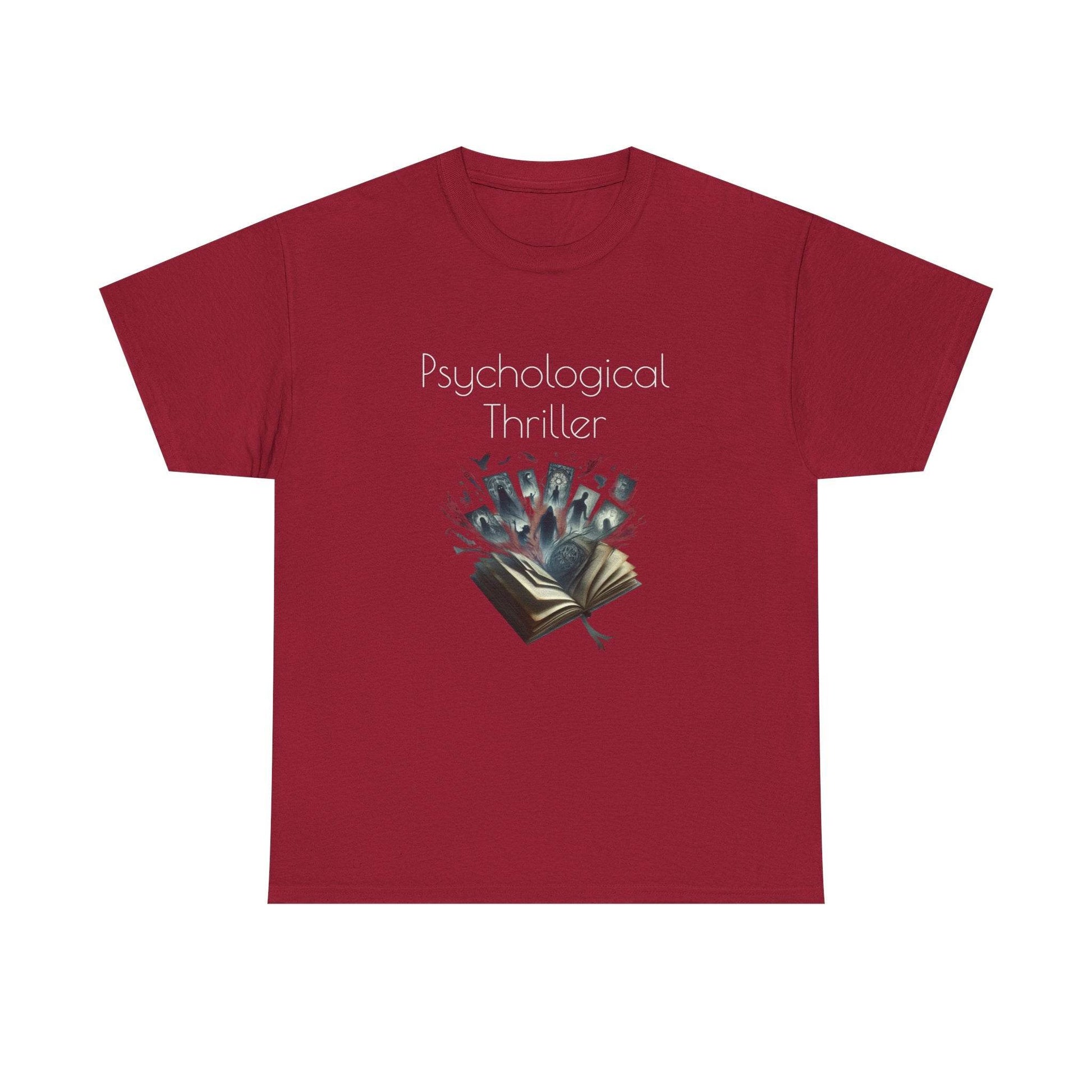 Fiction - Graphic Tee - Unisex Heavy Cotton T-Shirt Psychological Thriller - The Dreamer's Bookshop.