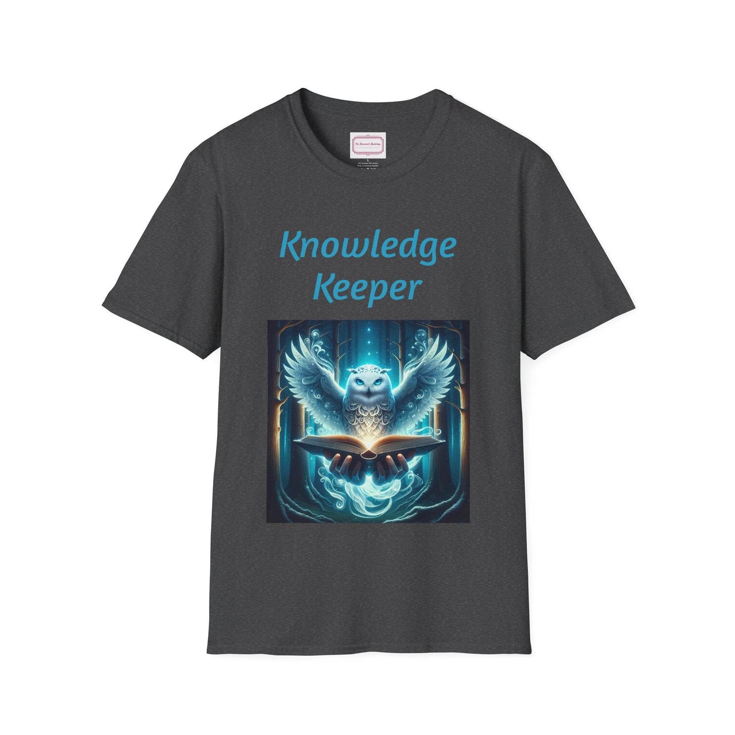 Knowledge Keeper Owl T-Shirt for Book Lovers - Proud Reader - The Dreamer's Bookshop.