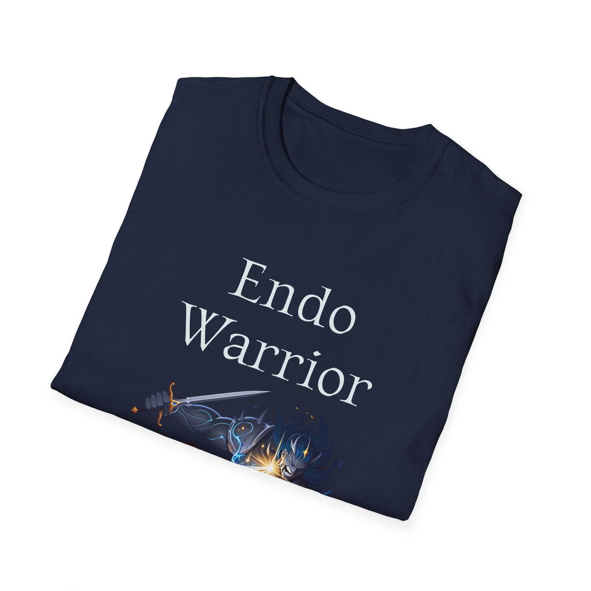 Endometriosis Warrior Unisex Softstyle T-Shirt - Empowering Battle for Women's Health - The Dreamer's Bookshop.