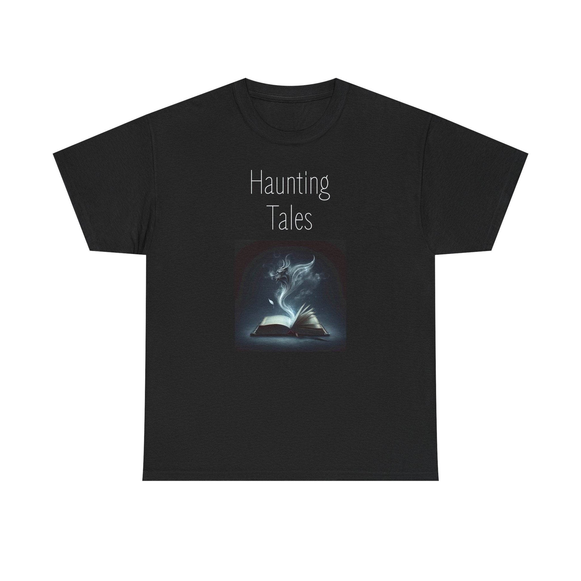 Haunting Tales - A Unisex Heavy Cotton Tee - Perfect Gift for Book Lovers - The Dreamer's Bookshop.