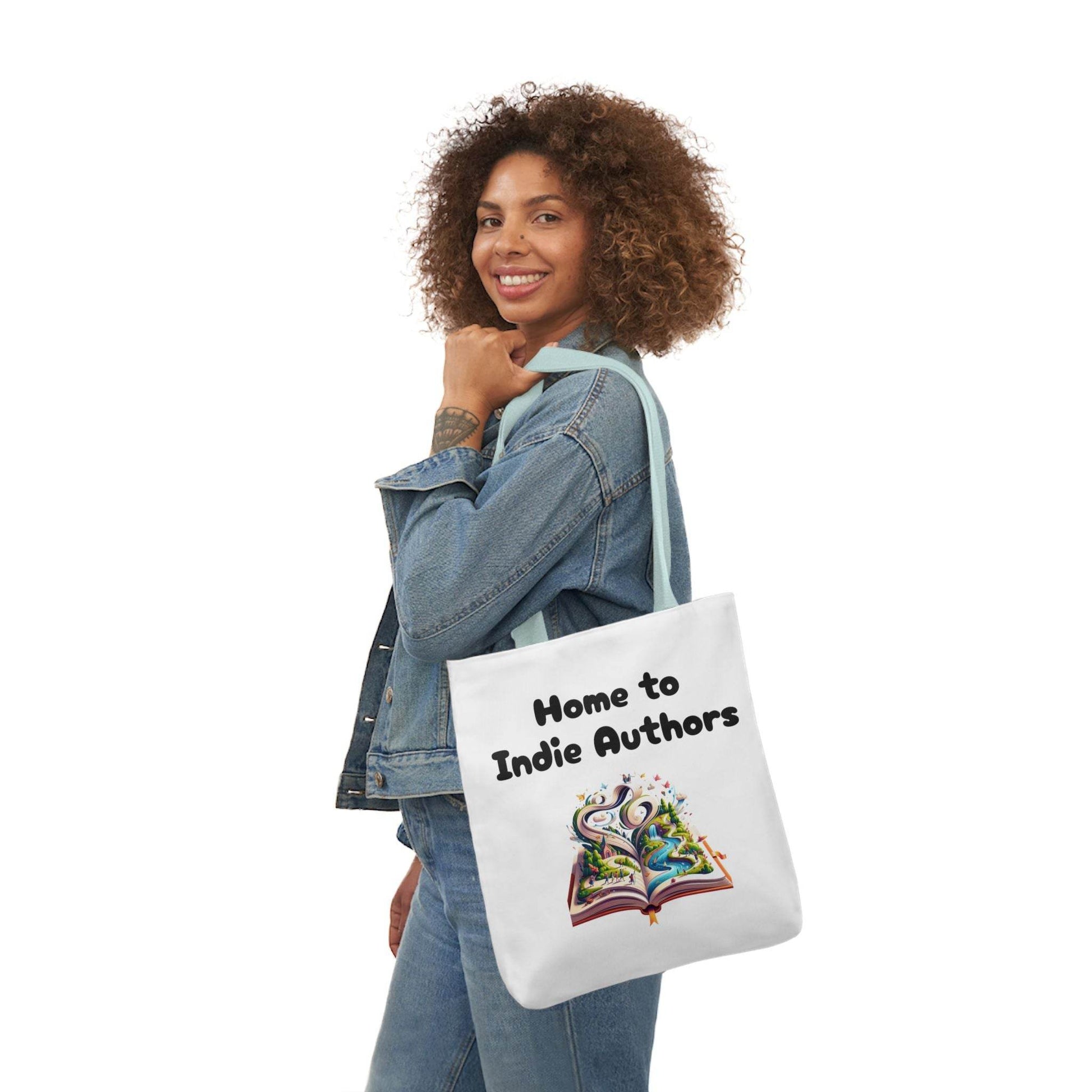 Home to Indie Authors Tote Bag - Perfect Gift for Book Lovers - The Dreamer's Bookshop.