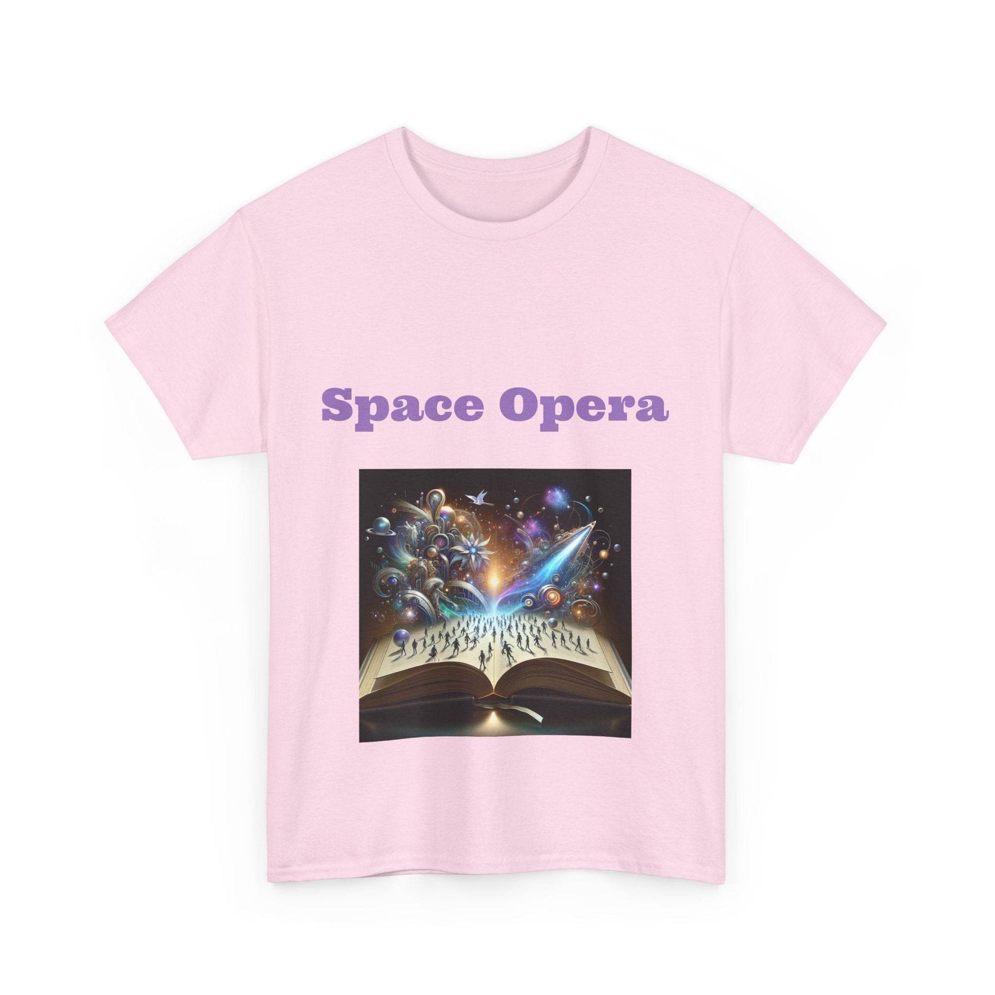 Space Opera - Unisex Heavy Cotton Tee - Sci-Fi Books - The Dreamer's Bookshop.
