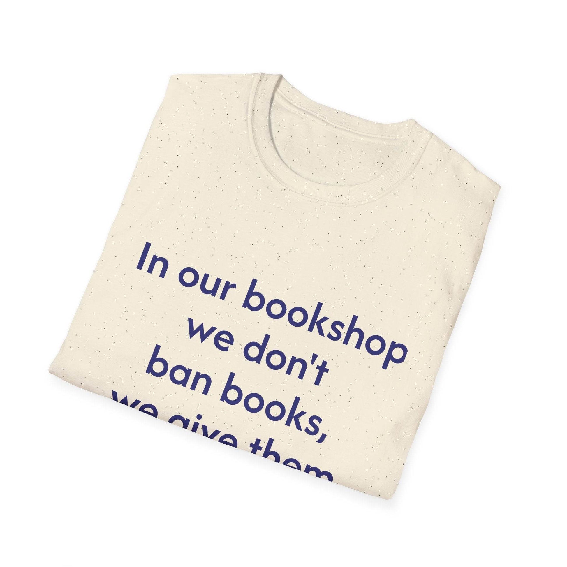 Unisex Softstyle T-Shirt - 'In our bookshop' - The Dreamer's Bookshop.