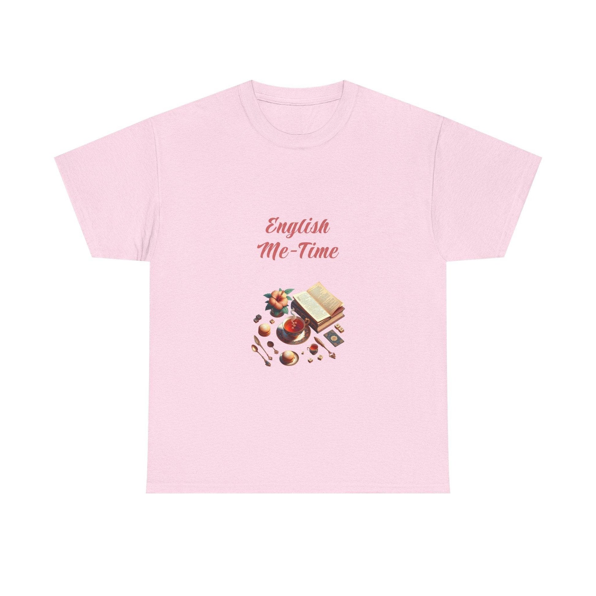 English Me-Time - Unisex Heavy Cotton Tee for Book Lovers - The Dreamer's Bookshop.