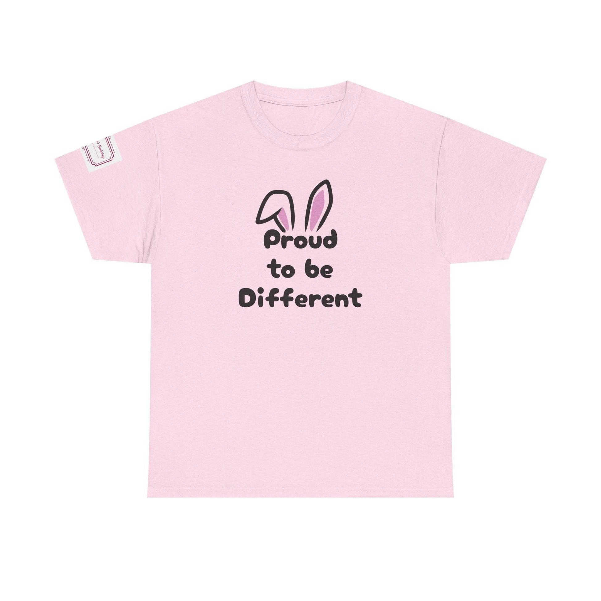 Proud to be Different Unisex Heavy Cotton Tee - Celebrate Individuality - The Dreamer's Bookshop.