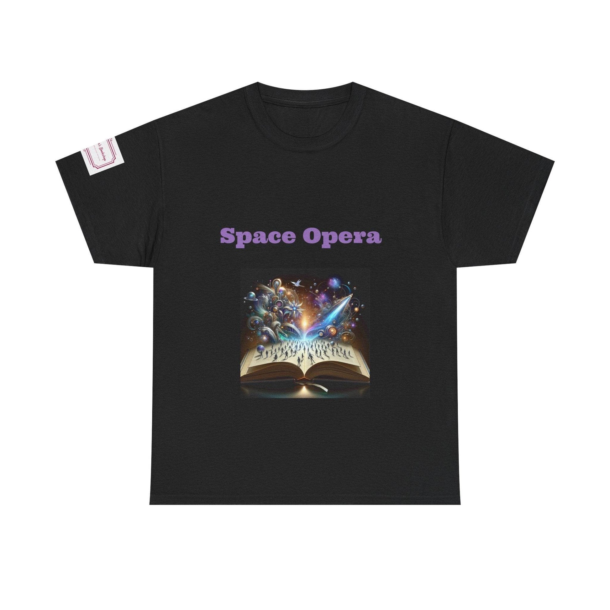 Space Opera - Unisex Heavy Cotton Tee - Sci-Fi Books - The Dreamer's Bookshop.