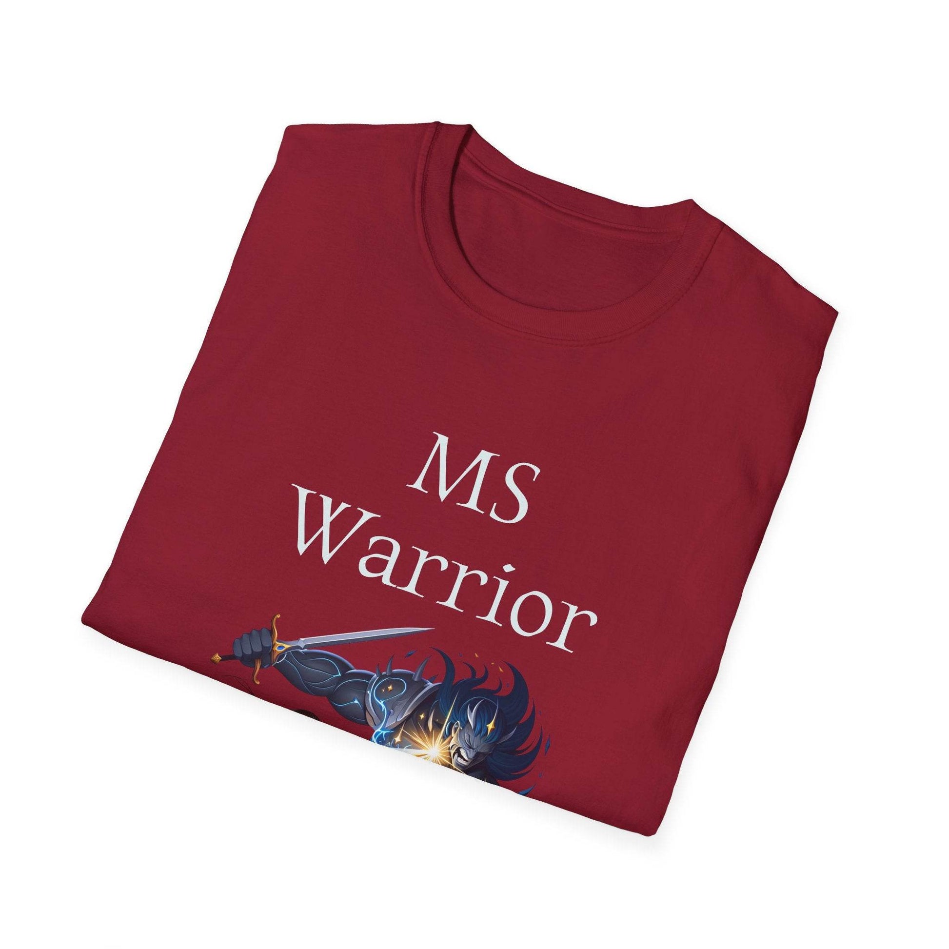 M.S. Warrior Unisex Softstyle T-Shirt - Empowering Battle for Women's Health - The Dreamer's Bookshop.