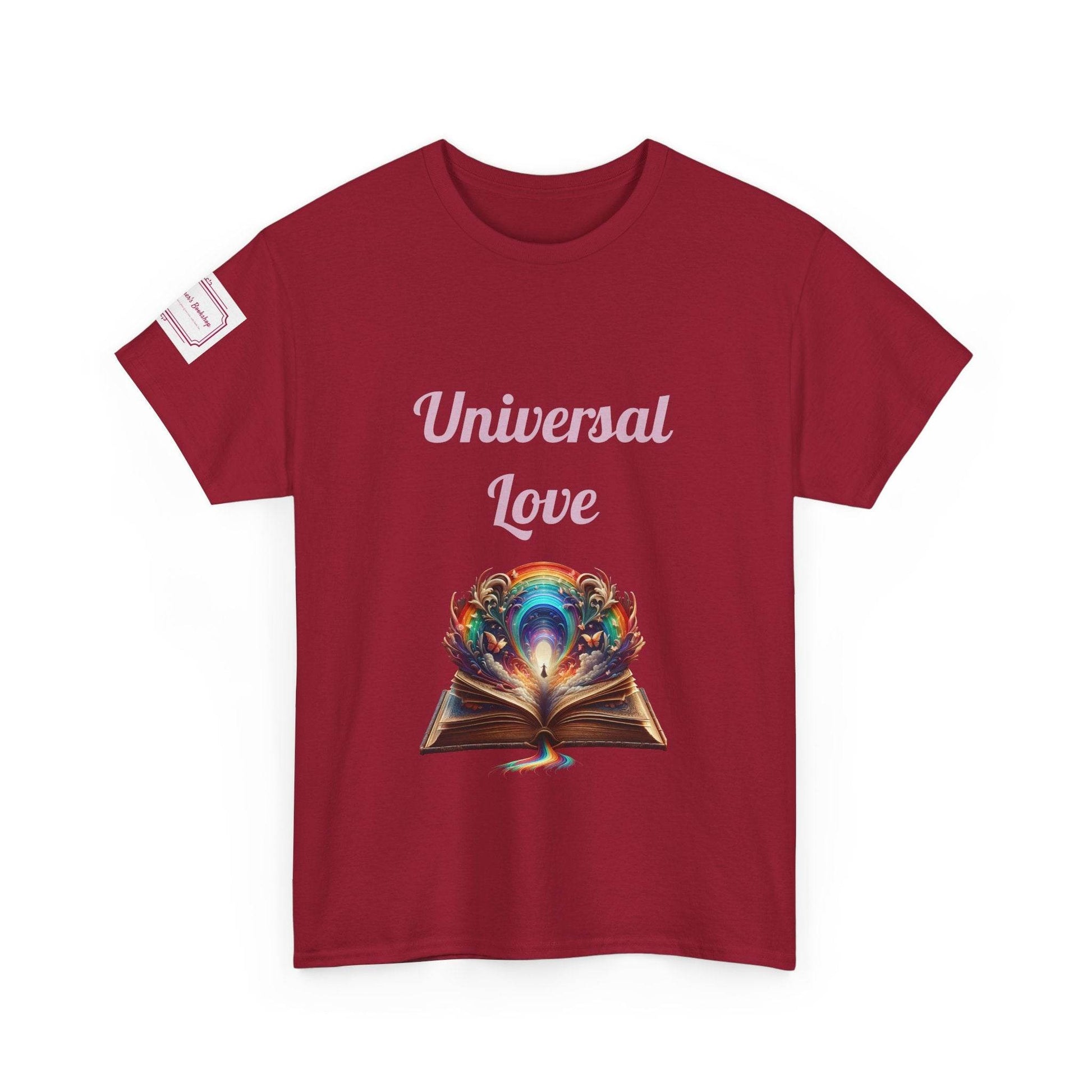 Universal Love - Unisex Heavy Cotton Tee - Queer Romance Books - The Dreamer's Bookshop.