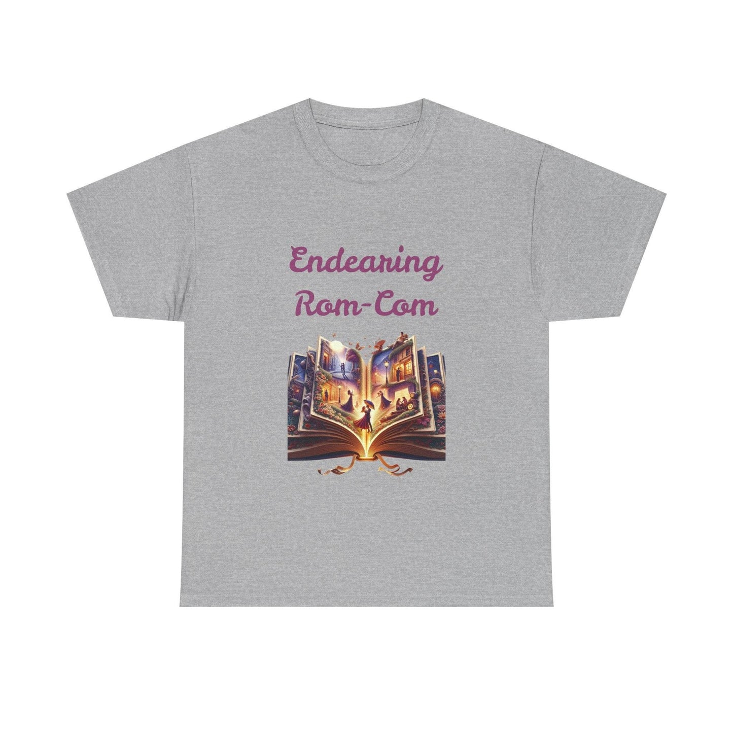 Endearing - Unisex Heavy Cotton Tee - Rom-Com Books - The Dreamer's Bookshop.