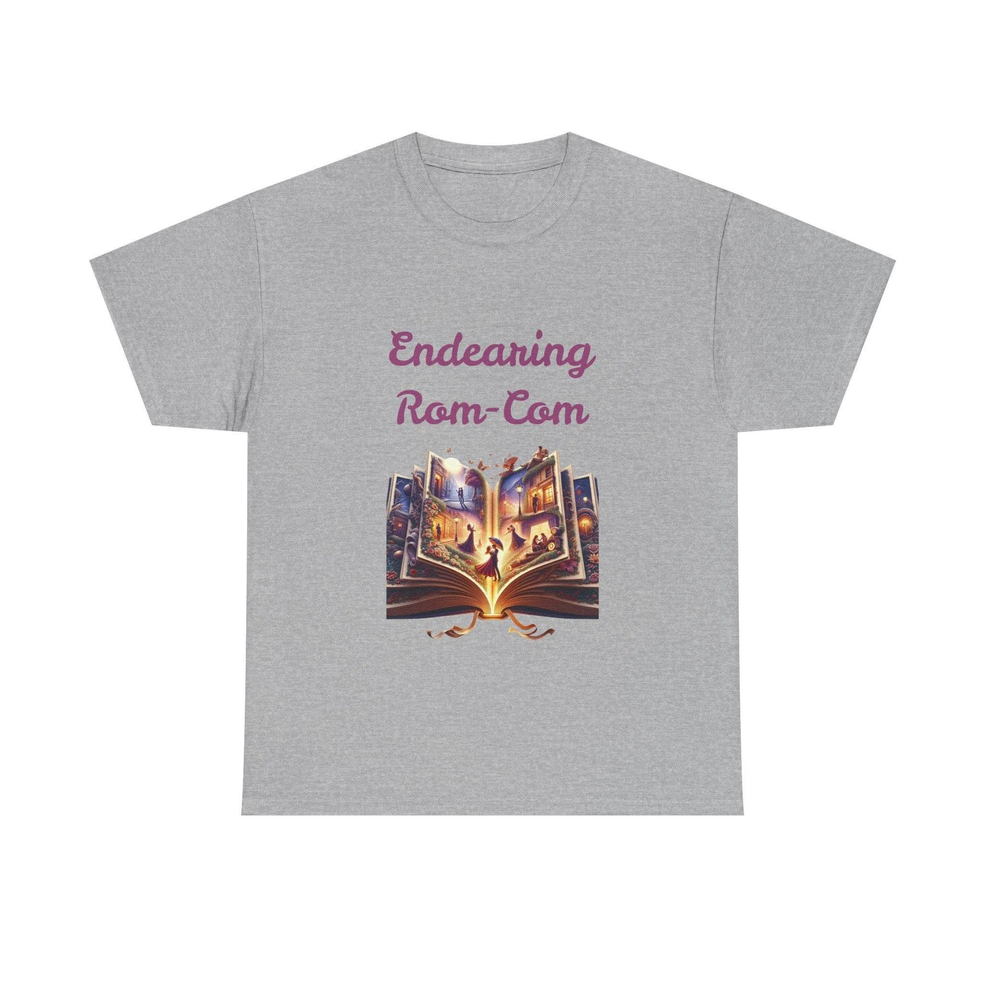 Endearing - Unisex Heavy Cotton Tee - Rom-Com Books - The Dreamer's Bookshop.