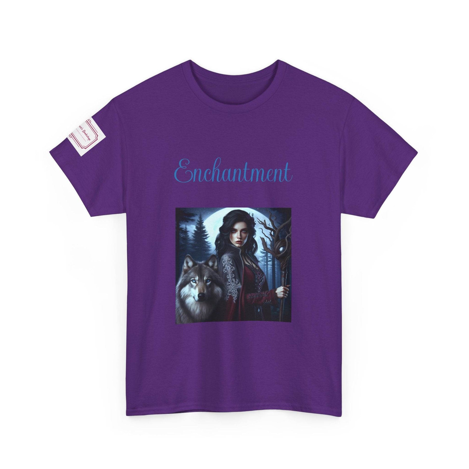 Enchanting Forest Unisex Heavy Cotton Tee - Perfect for Mystical Occasions - The Dreamer's Bookshop.