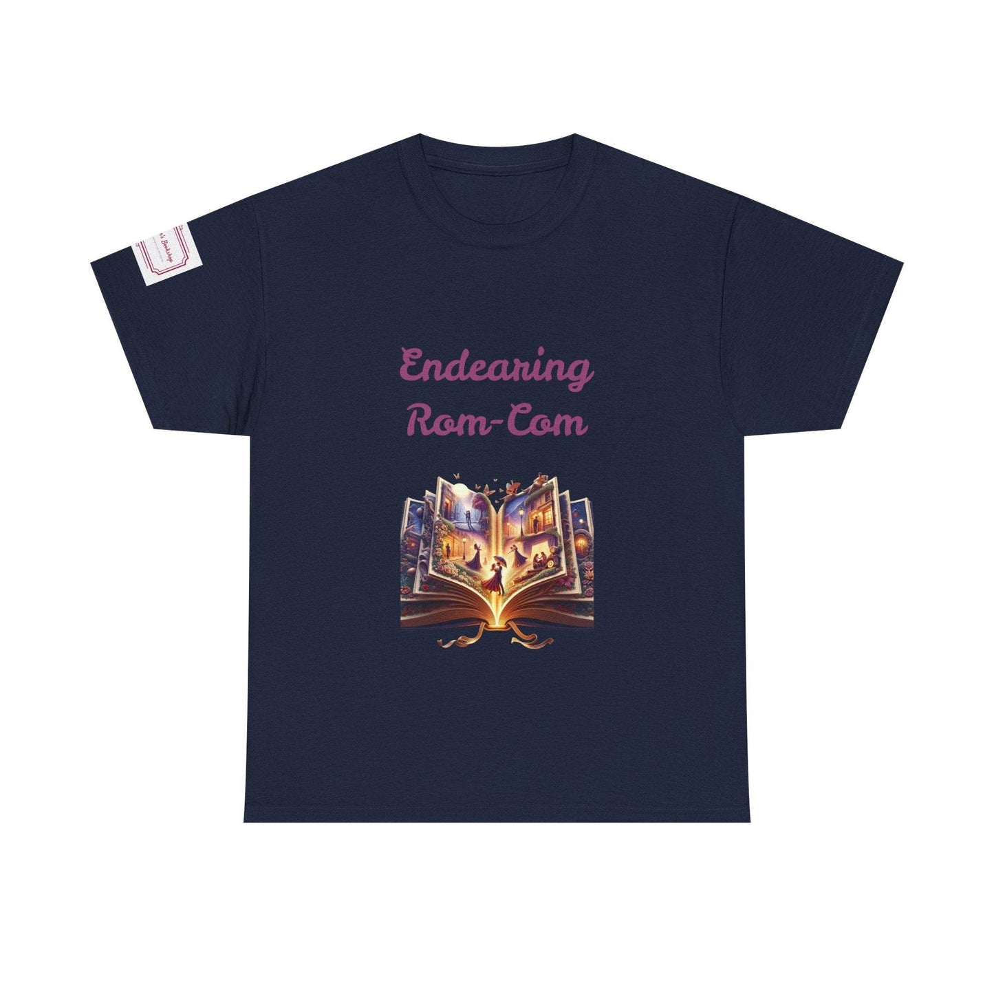 Endearing - Unisex Heavy Cotton Tee - Rom-Com Books - The Dreamer's Bookshop.