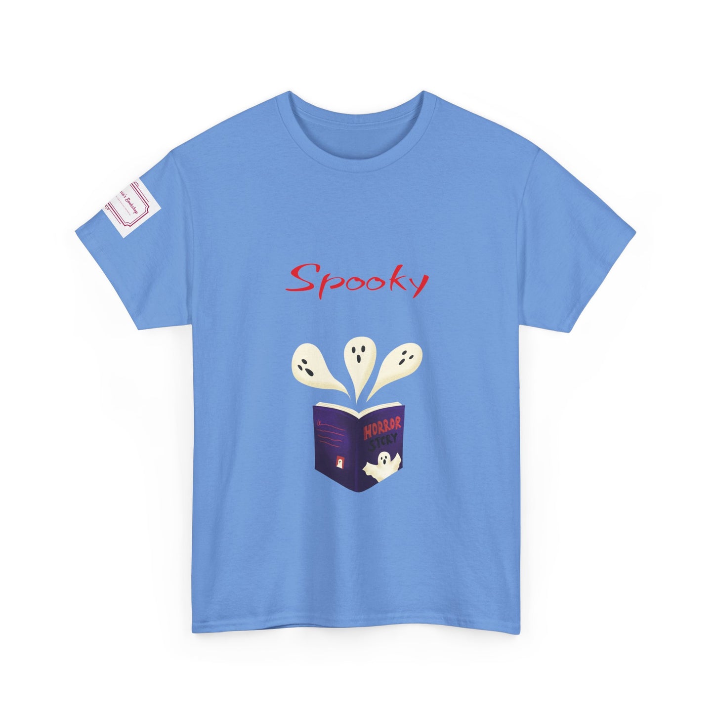 EU - Fiction - Unisex Heavy Cotton Tee - Spooky Books