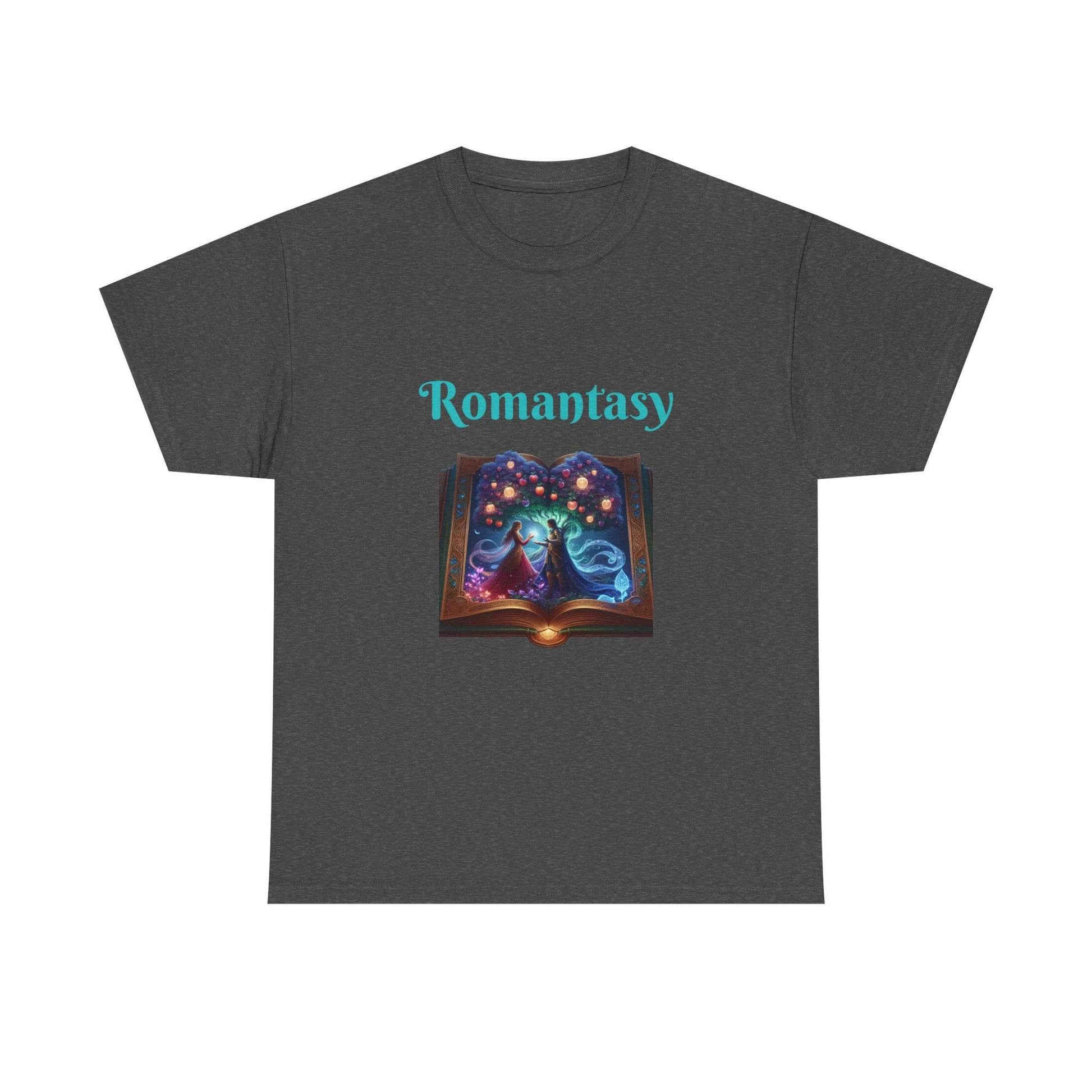 Fantasy - Graphic Tee - Unisex Heavy Cotton T-Shirt Romantasy Books - The Dreamer's Bookshop.