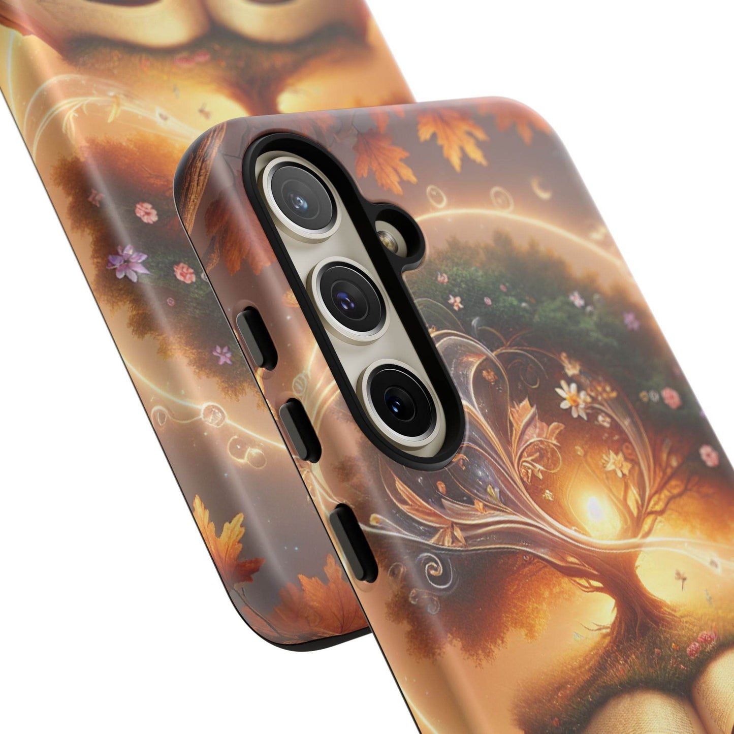 Nature-Inspired iPhone & Samsung Phone Case with Tree of Life Design - The Dreamer's Bookshop.