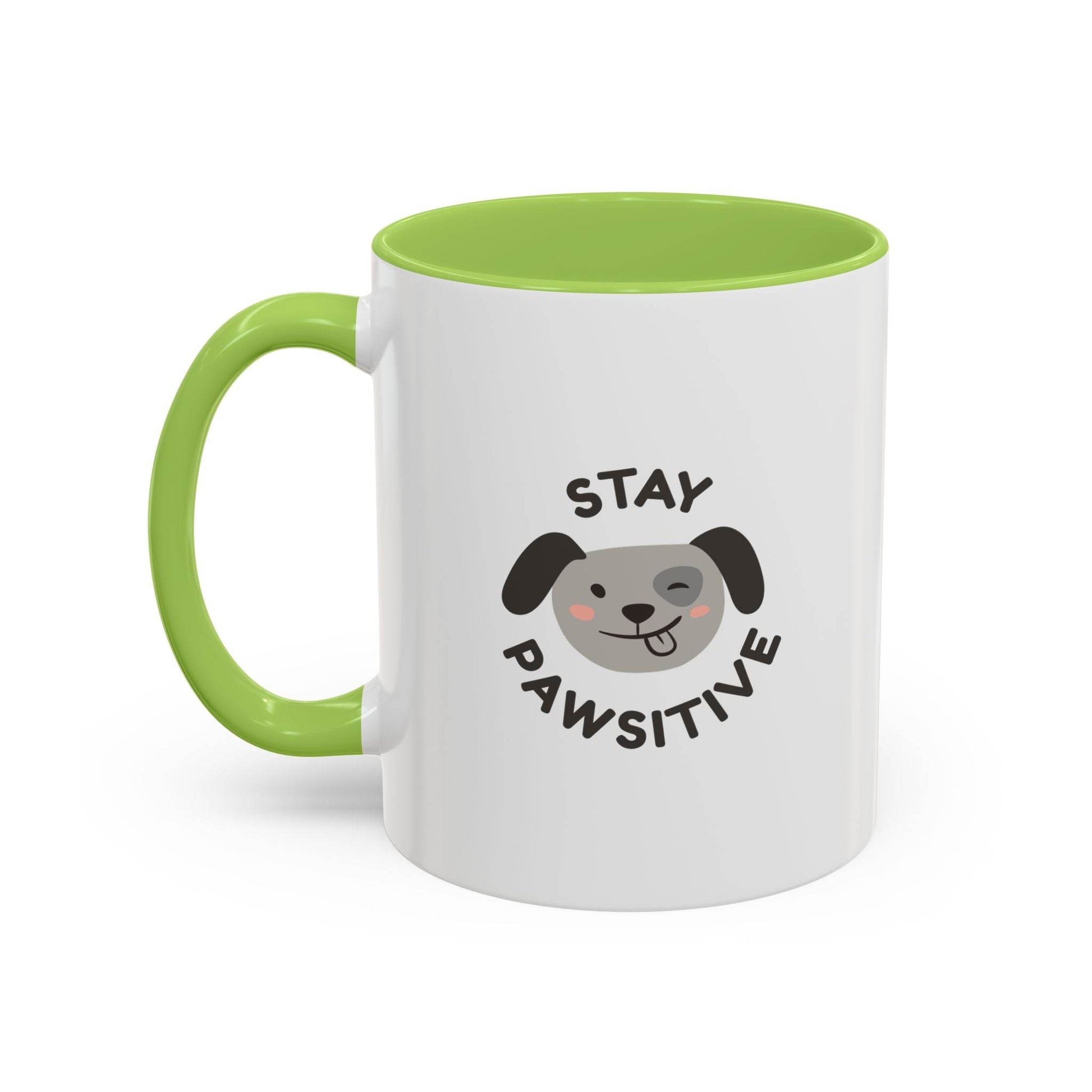 Playful Dog Pawsitive Mug - Cute Gift for Coffee Lovers - The Dreamer's Bookshop.
