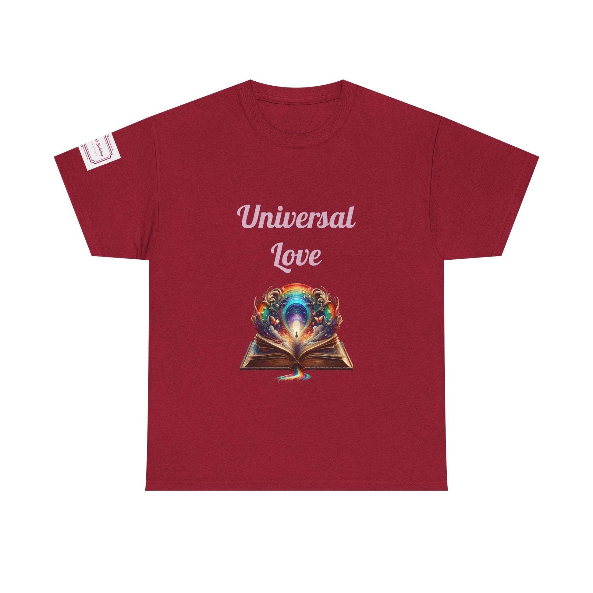 Universal Love - Unisex Heavy Cotton Tee - Queer Romance Books - The Dreamer's Bookshop.