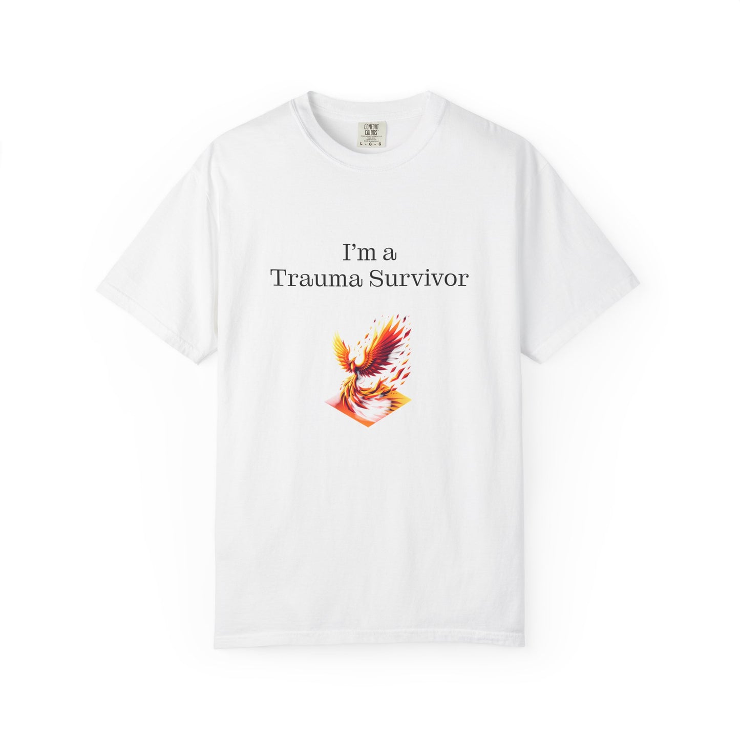 Trauma Survivor Unisex Garment-Dyed T-Shirt - Empowering Supportive Apparel