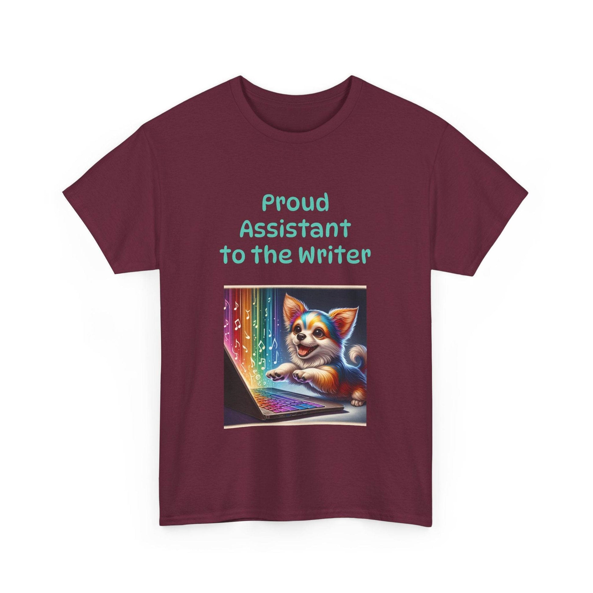 Assitant Writer - A Unisex Heavy Cotton Tee - Perfect for Book Lovers - The Dreamer's Bookshop.