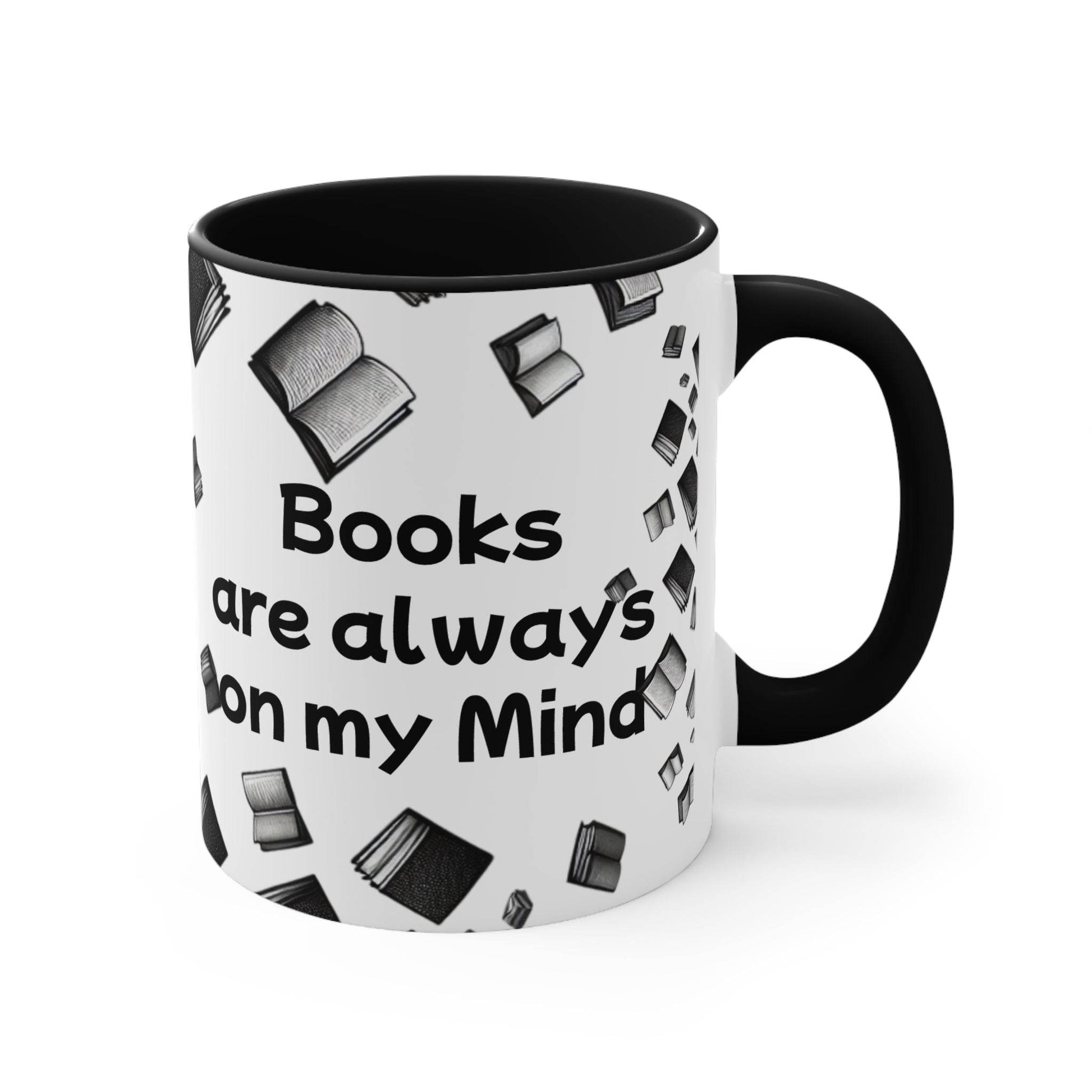Book Lover's 11oz Colorful Accent Mug - Perfect Gift for Readers - The Dreamer's Bookshop.