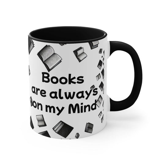 Book Lover's 11oz Colorful Accent Mug - Perfect Gift for Readers - The Dreamer's Bookshop.