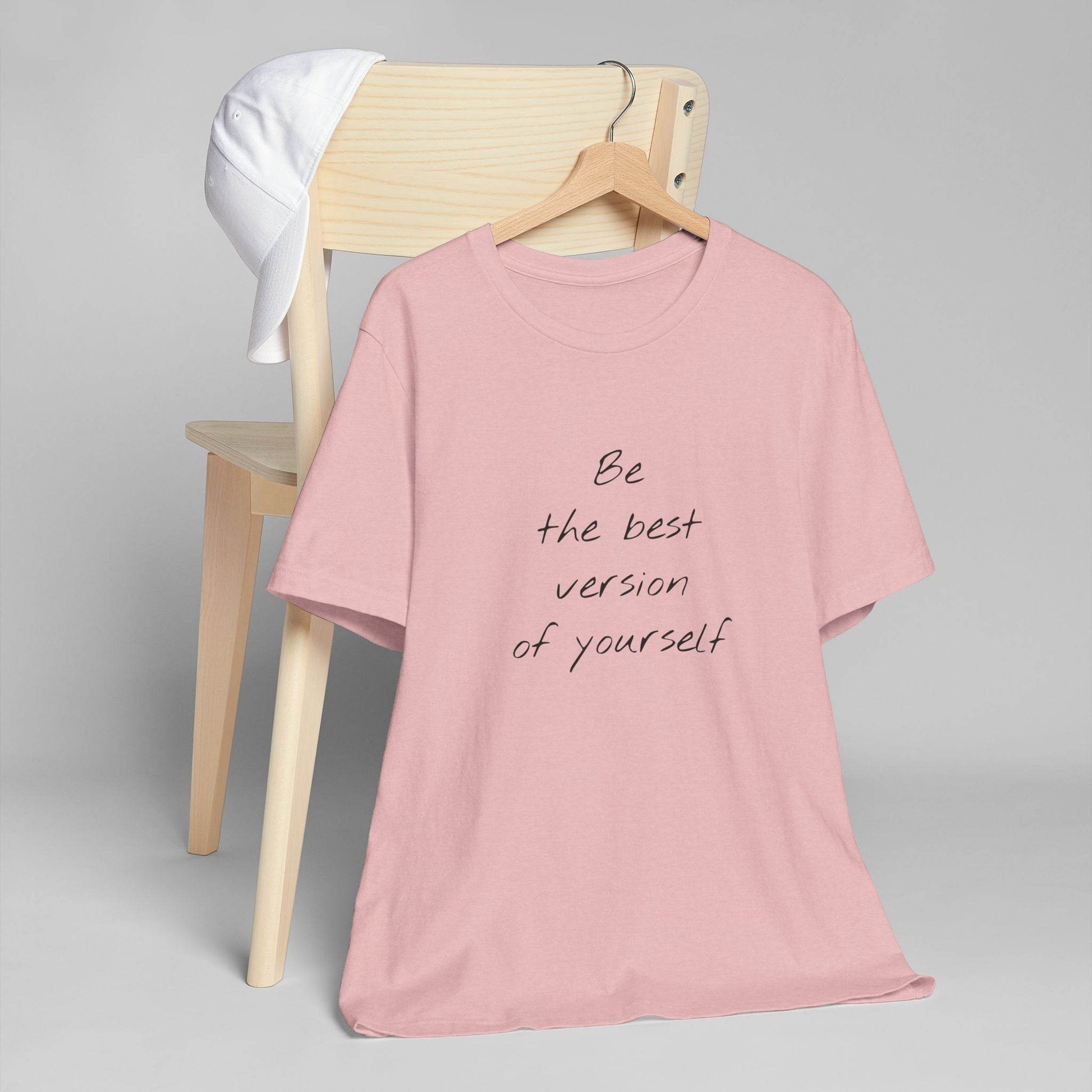 Inspirational Unisex Jersey T-Shirt - Be The Best Vibe - The Dreamer's Bookshop.
